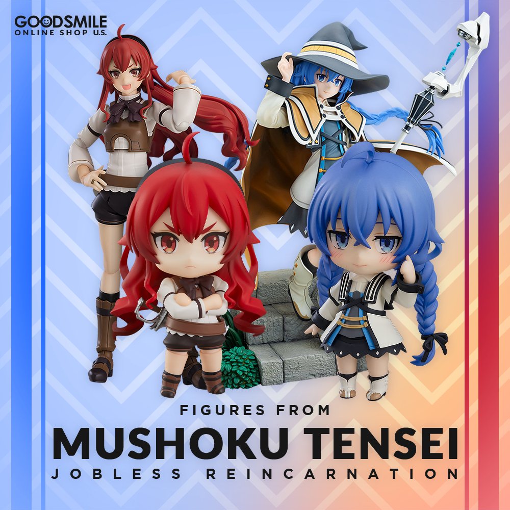 GoodSmile_US on X: Mushoku Tensei: Jobless Reincarnation figures are  available from GOODSMILE ONLINE SHOP US! Add the magic of Roxy Migurdia and  Mad Sword King Eris Boreas Greyrat to your collection today!