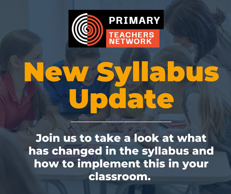 All Primary School Teachers - Join us to take a look at what has changed in the syllabus and how to implement this in your classroom. 
16 August, 4pm Online. Please register via Zoom before the session:
us02web.zoom.us/meeting/regist…