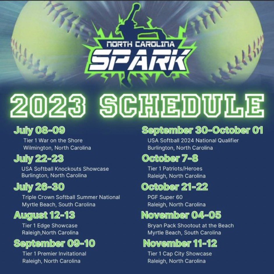 Upcoming tournaments for the rest of the season!! Very excited to watch this team grow!