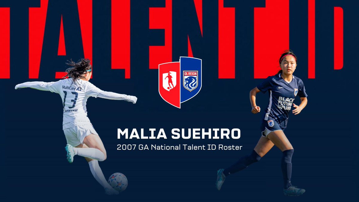 OLReignAcademy's tweet photo. Big moves for our very own Malia Suehiro ๐๐ช
Suehiro was recently added to the @GAcademyLeague National Talent ID Roster for the 2007 age group and is currently competing in the GA National Talent ID Camp in Missouri. Way to make us proud, Malia!
#ReignSupreme | #ShePlaysHere https://t.co/9UMD23eAc1