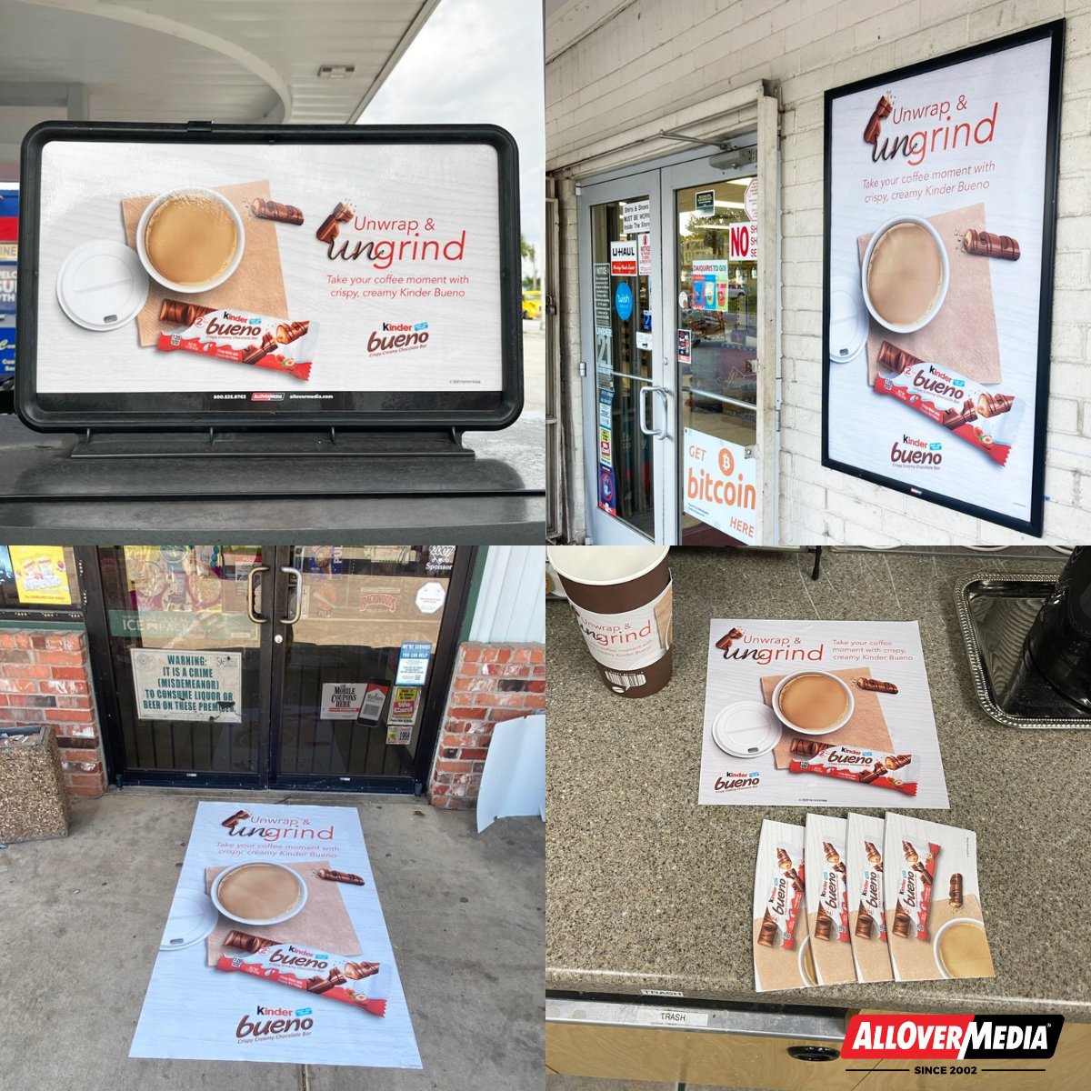 allovermedia's tweet photo. 🍫WORLD CHOCOLATE DAY🍫 

How much does this ad campaign by @KinderBuenoUS make you want to indulge or should we say...unwrap &amp; ungrind?

#kinder #kinderbueno #WorldChocolateDay #OOH #OOHTODAY #outofhome #outofhomeadvertising https://t.co/0iVZtuZS4F
