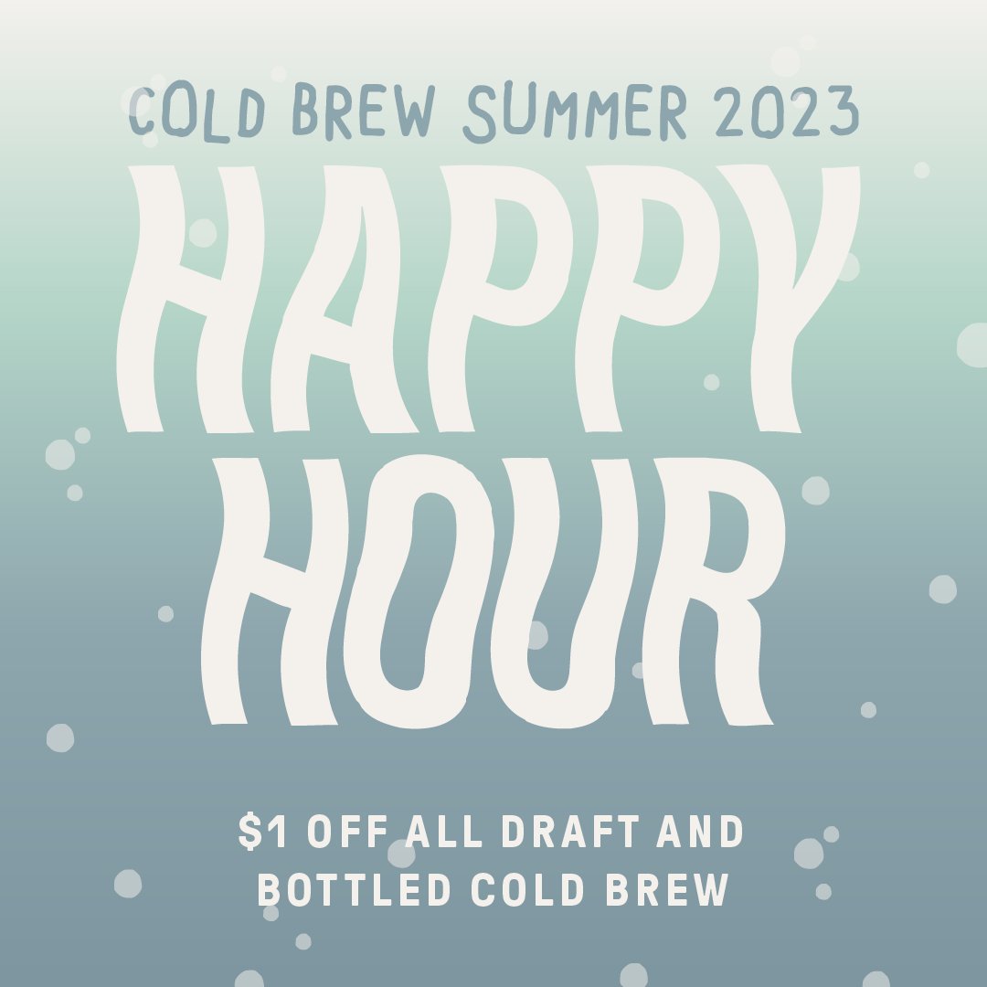 Groundworkcoffe's tweet image. Our Cold Brew Summer Happy Hour is here! Get $1 off all draft and bottled cold brew from 1-3pm until September 30th! 📷📷#coldbrew #summer #happyhour #icedcoffee #coffee #organic #organiccoffee #yum #foodie #la #dtla #venice #rose #venicebeach #cafe #groundwork
