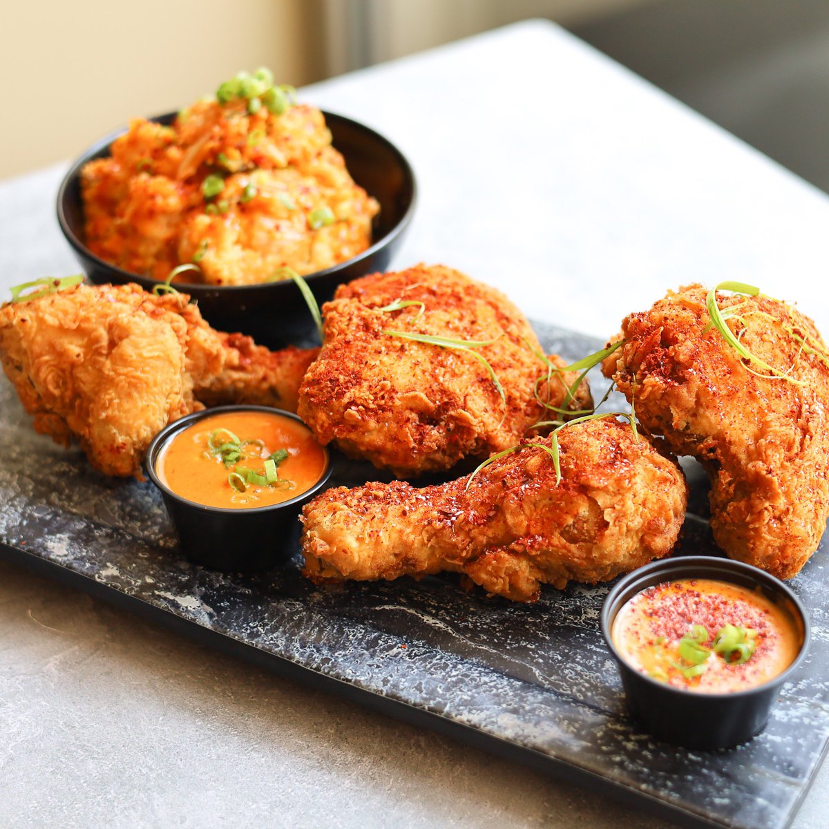 Before you make your dinner plans at home, remember it's #NationalFriedChickenDay 👀