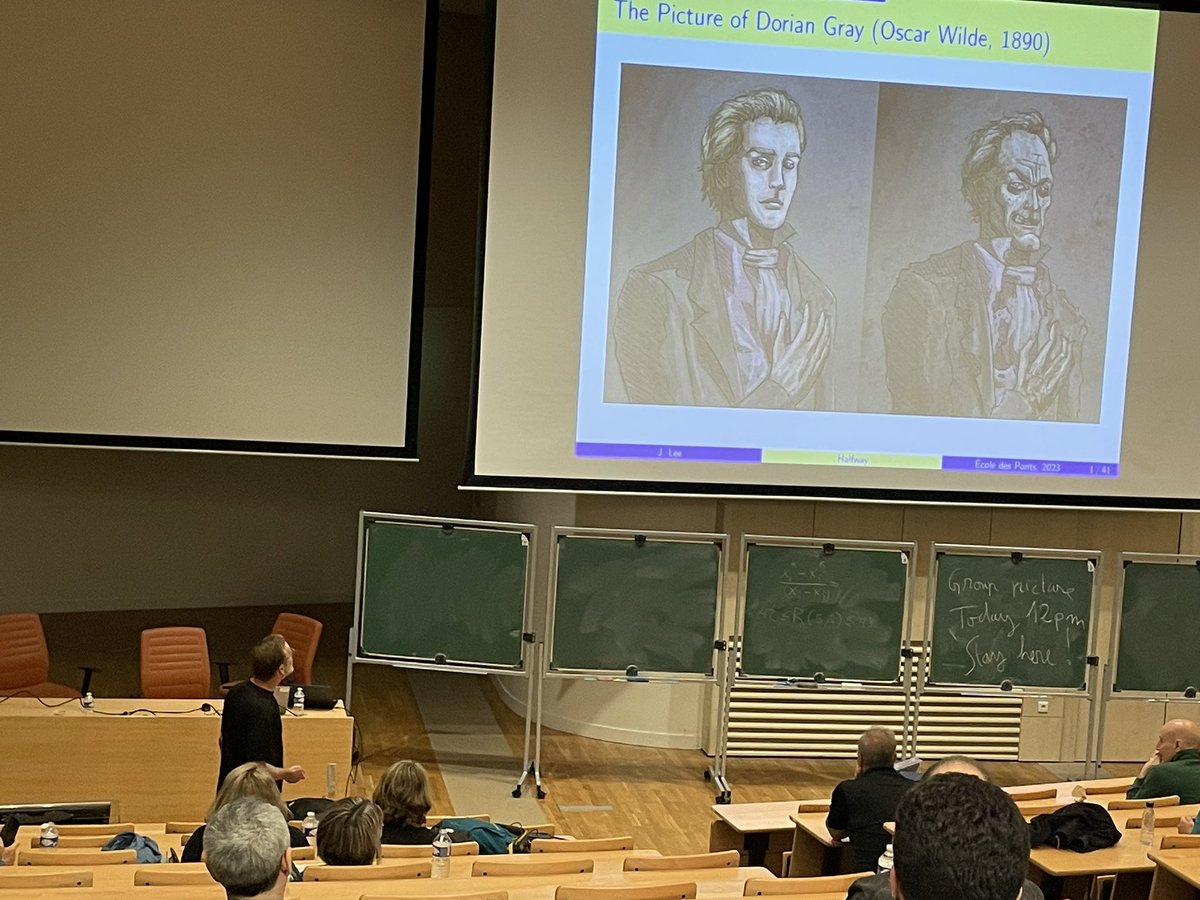 Jon-Shmuel Halfway to Twelfty Workshop with a very special dinner at the Orsay Museum
E. Gaar <a href="/msinnl/">Markus Sinnl</a> S. Onn J. Lee R. Sotirov @sdp_angie 

But where is @JeffLinderoth ?