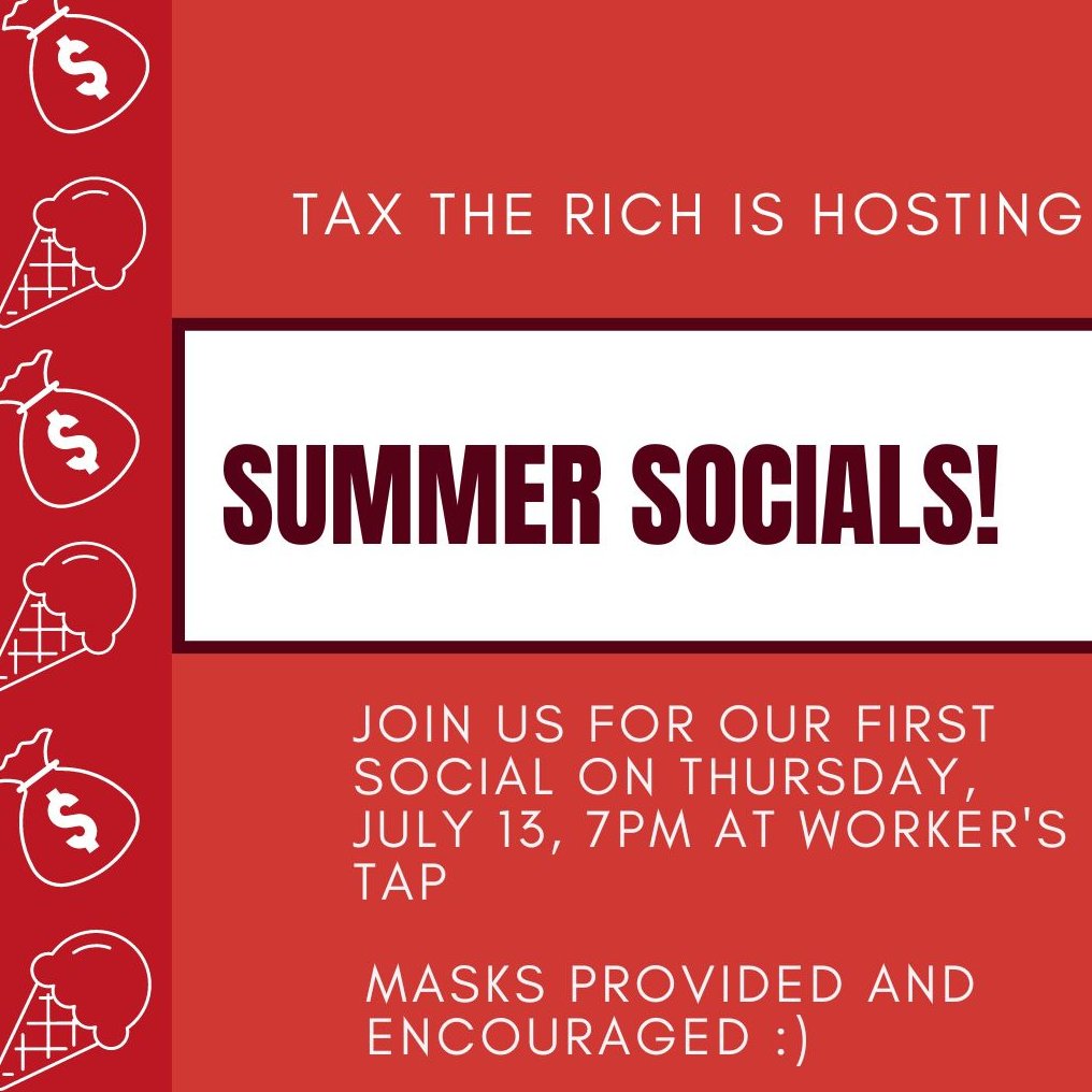 TTR_PDX's tweet photo. Come join us on Thursday, July 13th to discuss taxes, the rich, and anything else on your mind! All are welcome. https://t.co/sDrTJjdezy