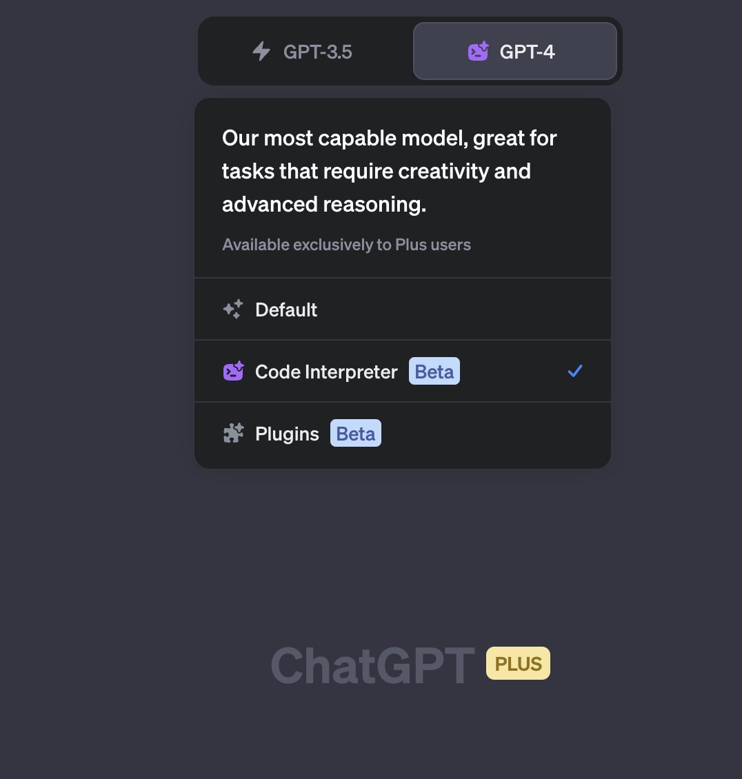 mikiane's tweet image. Enfin ! #openai #codeinterpreter