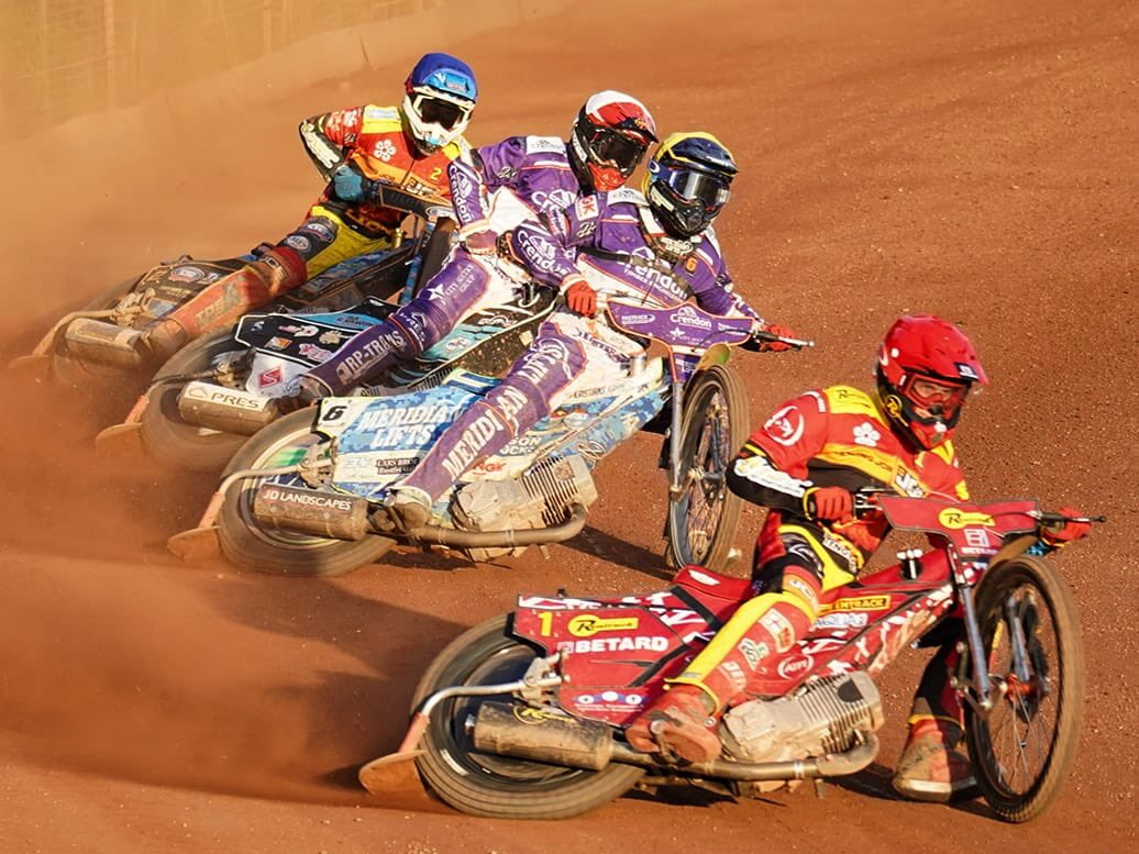 SpeedwayGB's tweet photo. π π₯ππ¦π¨ππ§!
π Sports Insure Premiership
π Pidcock Motorcycles Arena
π¦ @SpeedwayLions 57
π @PboroPanthers 33
β‘οΈ Stewart Dicksonβs side race to their biggest home victory of the campaign as Fricke maxes out (15).
#οΈβ£ #LEIPET #britishspeedwayπ¬π§
πΈ Phil McGlynn https://t.co/RwbX6E4p0w