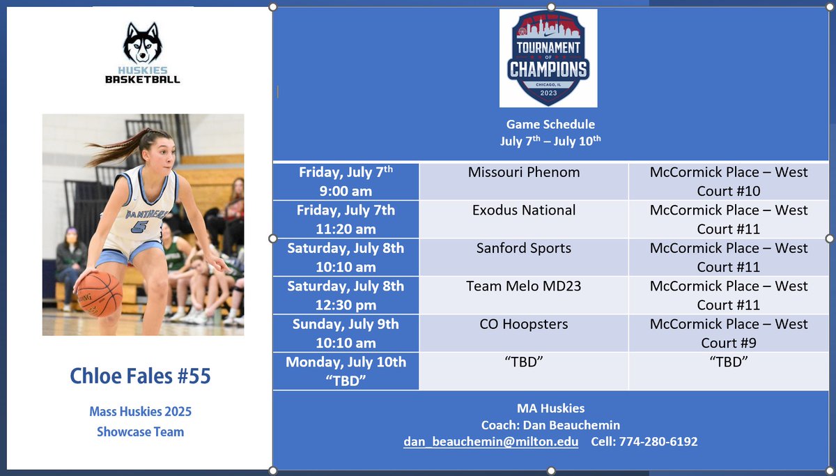 Here’s my schedule for the TOC this weekend in Chicago! I am looking forward to competing and playing with my <a href="/MAHuskies/">MA_Huskies</a> team! 
<a href="/DanB1222/">CoachDan</a> 
<a href="/BashHoopsNE/">Bash Hudson</a> 
<a href="/coachleighto/">leightoj</a>