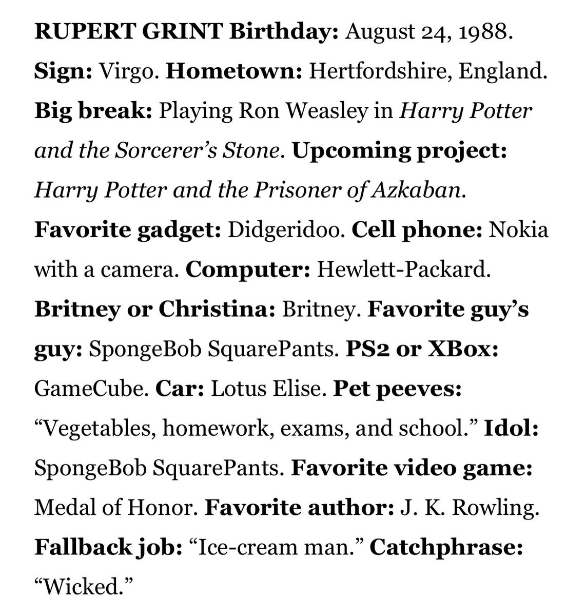 Radcliffe, Watson and Grint's answers: