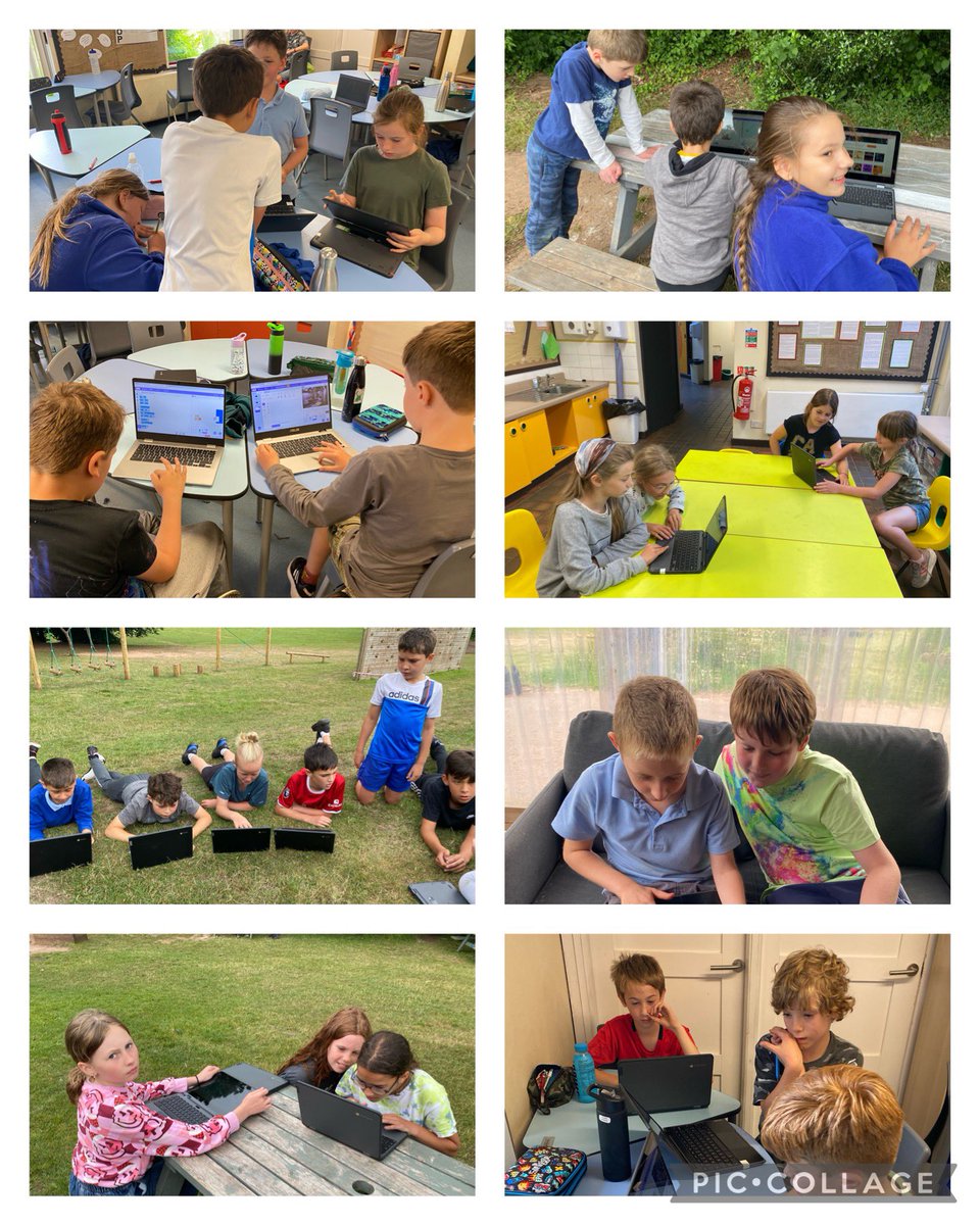 Spent the afternoon continuing with our #DVLACodeChallenge The children are doing the most amazing job coding their games 🤩 @Shire_STEM @shirenewtonsch