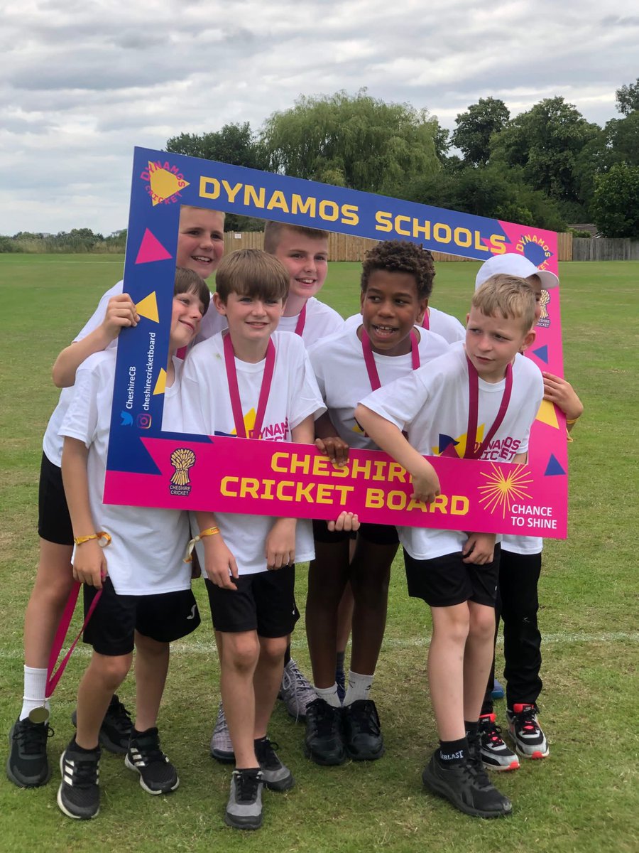 🏏Congratulations to our <a href="/DynamosCricket/">Dynamos Cricket</a> County Champions Tarvin Primary School and Bowdon Church School. Well done to runners up High Legh Primary and Heyes Lane Primary, and to all the children who took part throughout the day. Thanks to staff and parents for your support 👏