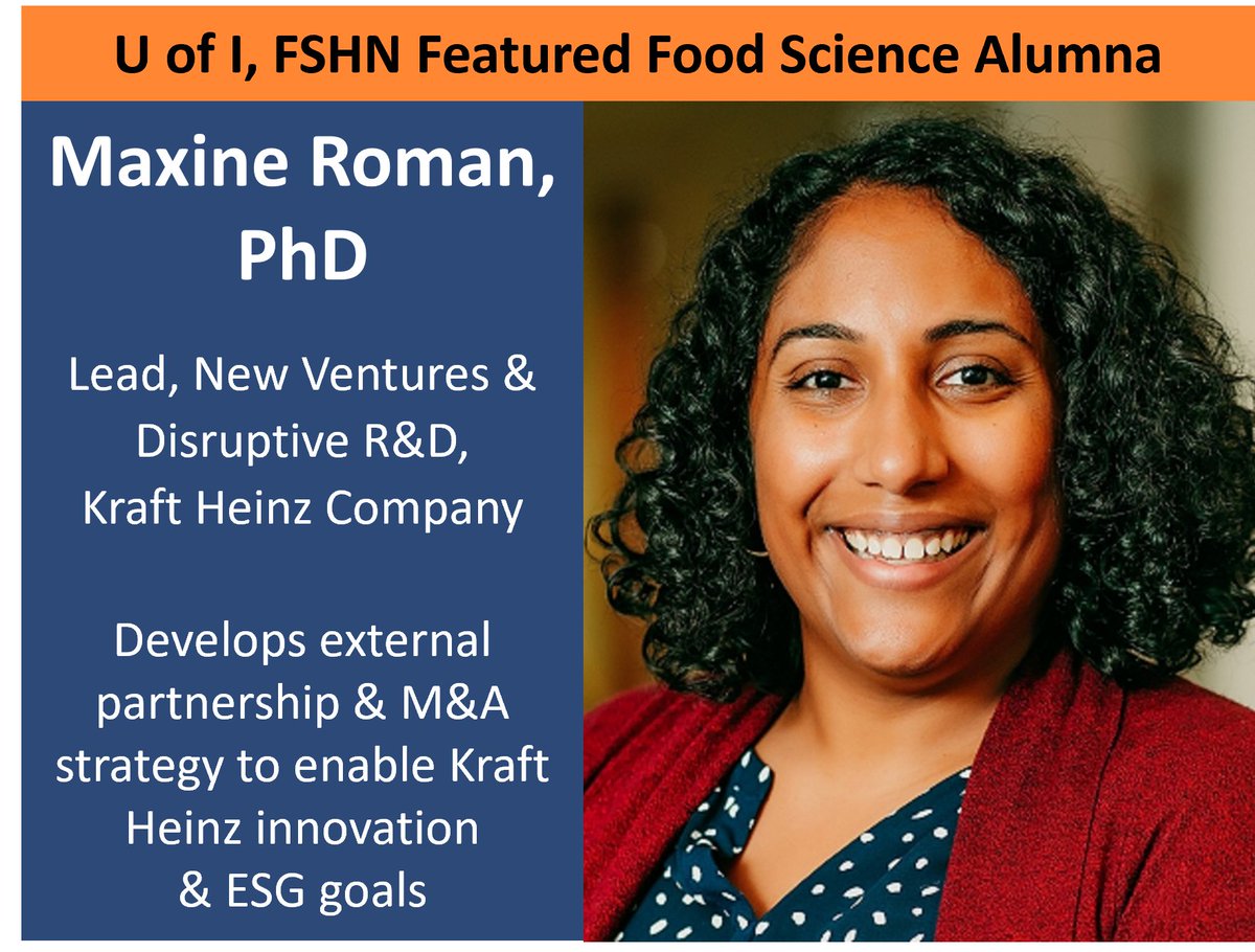 FSHN at Illinois (@fshn_illinois) on Twitter photo <a href="/DrMaxineRoman/">Maxine Roman</a>-UIUC’s FSHN curriculum provided hands-on learning, cutting-edge research opportunities, diverse extracurricular activities, internships, & networking thereby allowing me to develop a strong foundation & gain practical experience that serves me well professionally. <a href="/DrMaxineRoman/">Maxine Roman</a>-UIUC’s FSHN curriculum provided hands-on learning, cutting-edge research opportunities, diverse extracurricular activities, internships, & networking thereby allowing me to develop a strong foundation & gain practical experience that serves me well professionally.