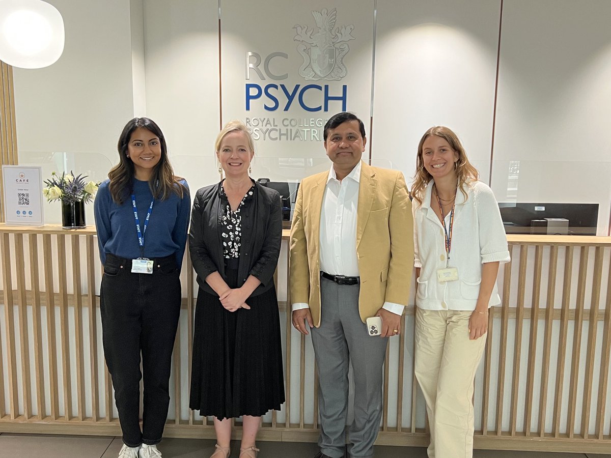 The ⁦<a href="/rcpsych/">Royal College of Psychiatrists</a>⁩ have been trailblazers in memory clinic standards. It was superb to meet with the team in London today &amp; discuss ⁦<a href="/ADNeT_Australia/">Australian Dementia Network - ADNeT</a>⁩ Memory Clinic plans ⁦<a href="/BrainMind_Usyd/">Brain & Mind Centre</a>⁩ ⁦<a href="/IngaMehrani/">Inga Mehrani</a>⁩ ⁦<a href="/SydDementiaNet/">Sydney Dementia Network</a>⁩