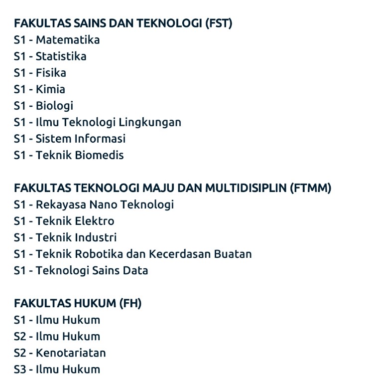 IDGeografi's tweet photo. Universitas Airlangga (UNAIR)
Fakultas dan Jurusan

#unair #GI_fakultasdanjurusan
Part (1) https://t.co/IhRc2TrhXk