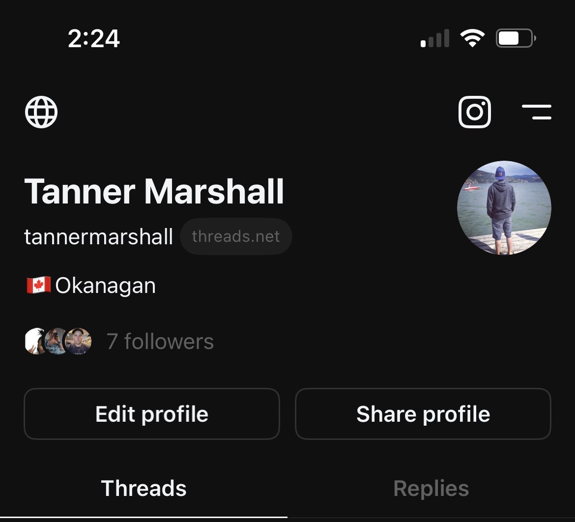 TannerMarshall1's tweet photo. Obligatory follow me on Threads post https://t.co/dA4Ozbg42G