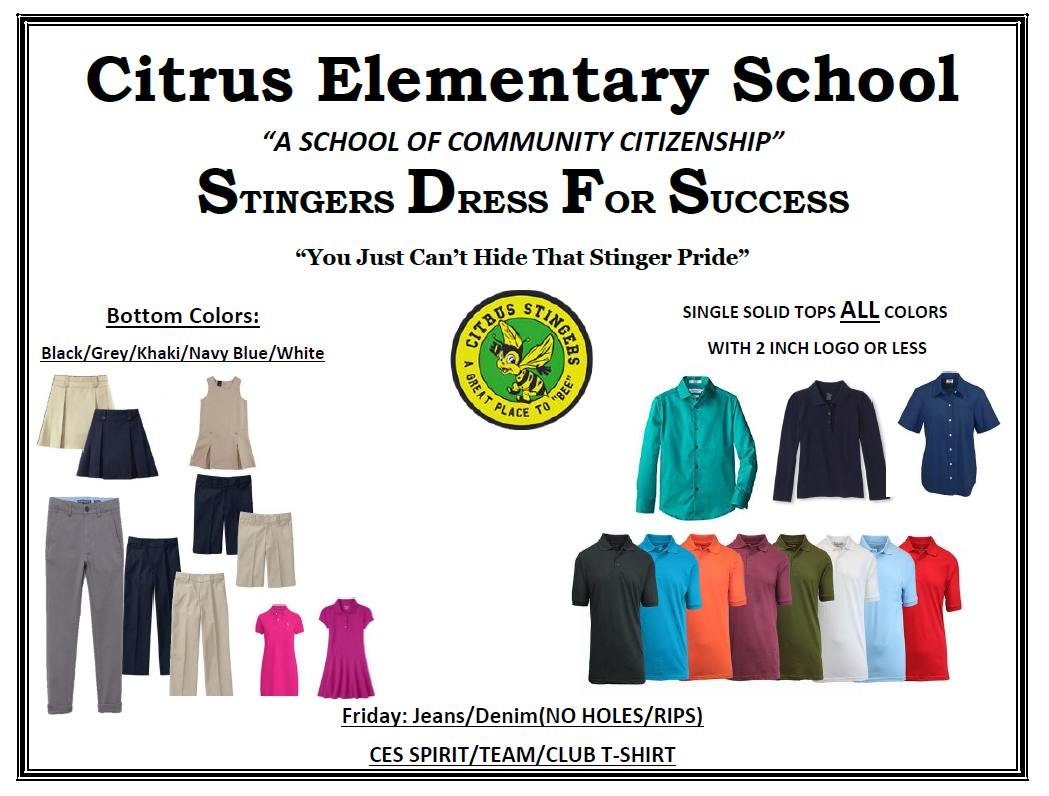 Don't forget we are a Unified Dress for Success School.
#agreatplacetobee
🐝💛🐝💛