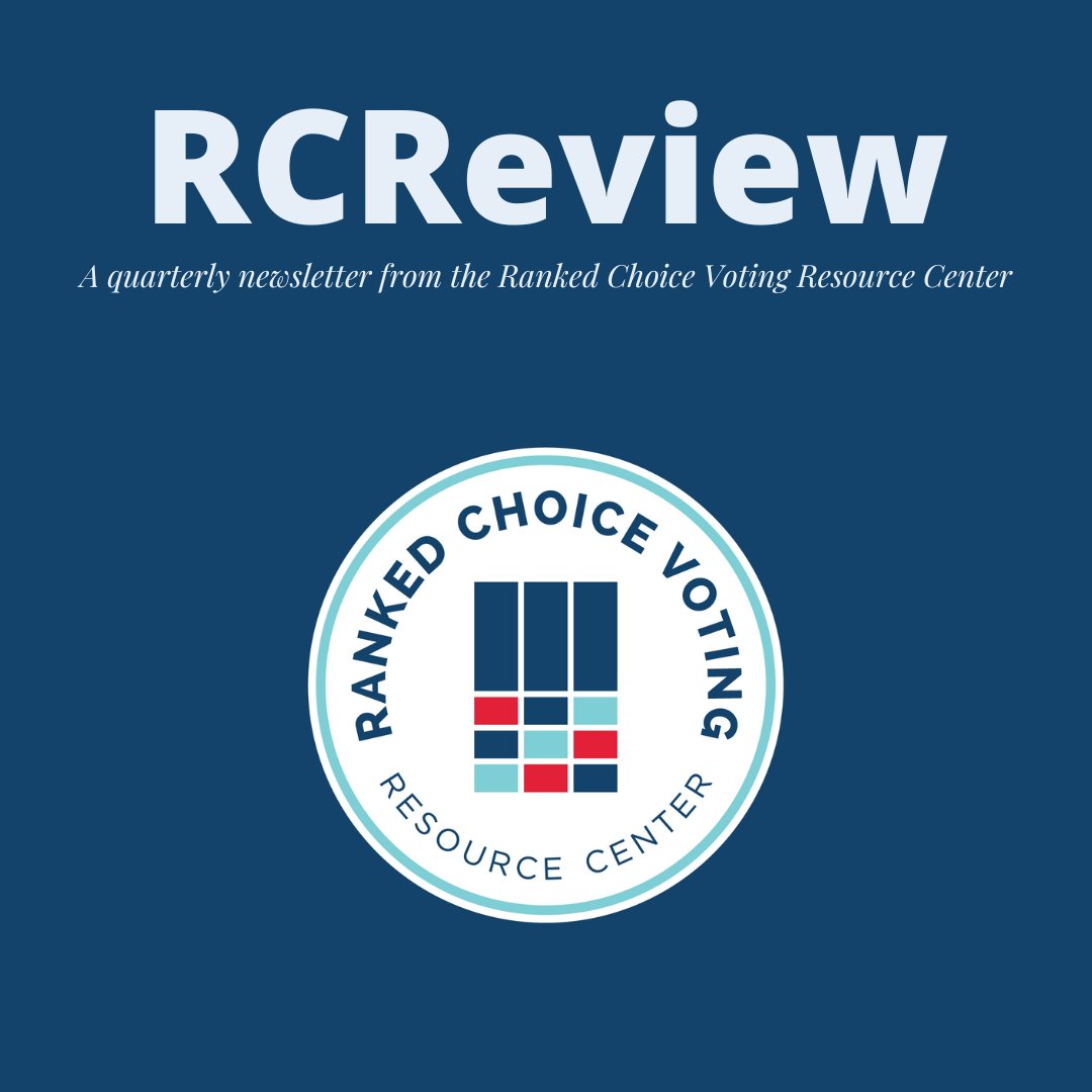 Check out our summer newsletter for updates on all the latest at the Ranked Choice Voting Resource Center! https://t.co/ledCtJFdSH https://t.co/RrhWNk9S8n