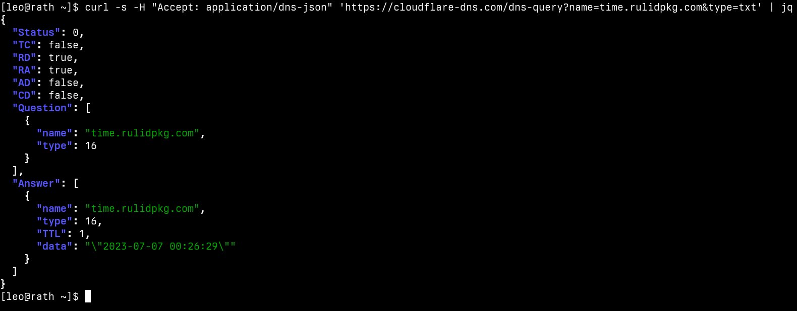 Leo on twitter heh works over cloudflare dns over https too i see