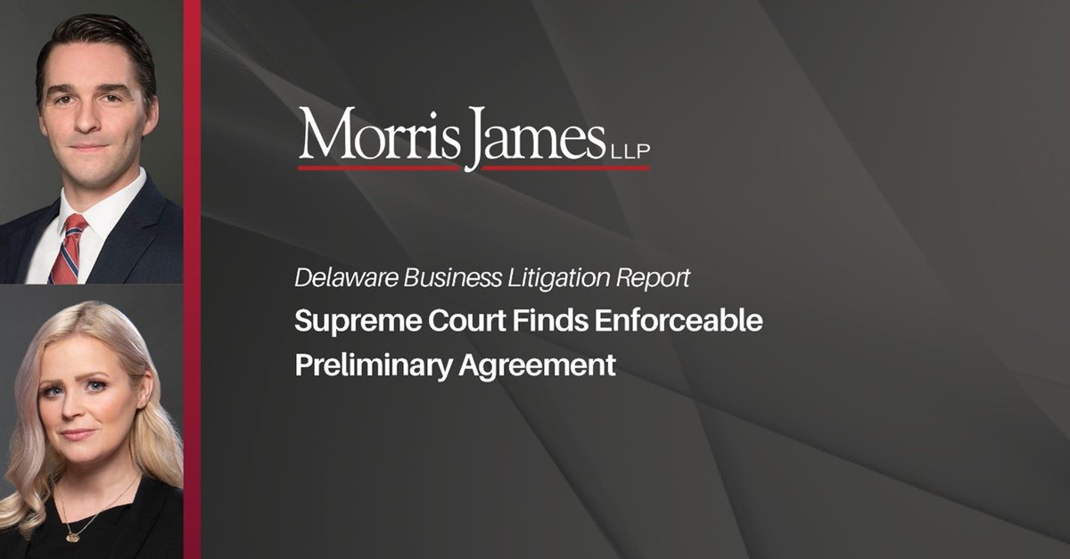 Morris James LLP tweet media