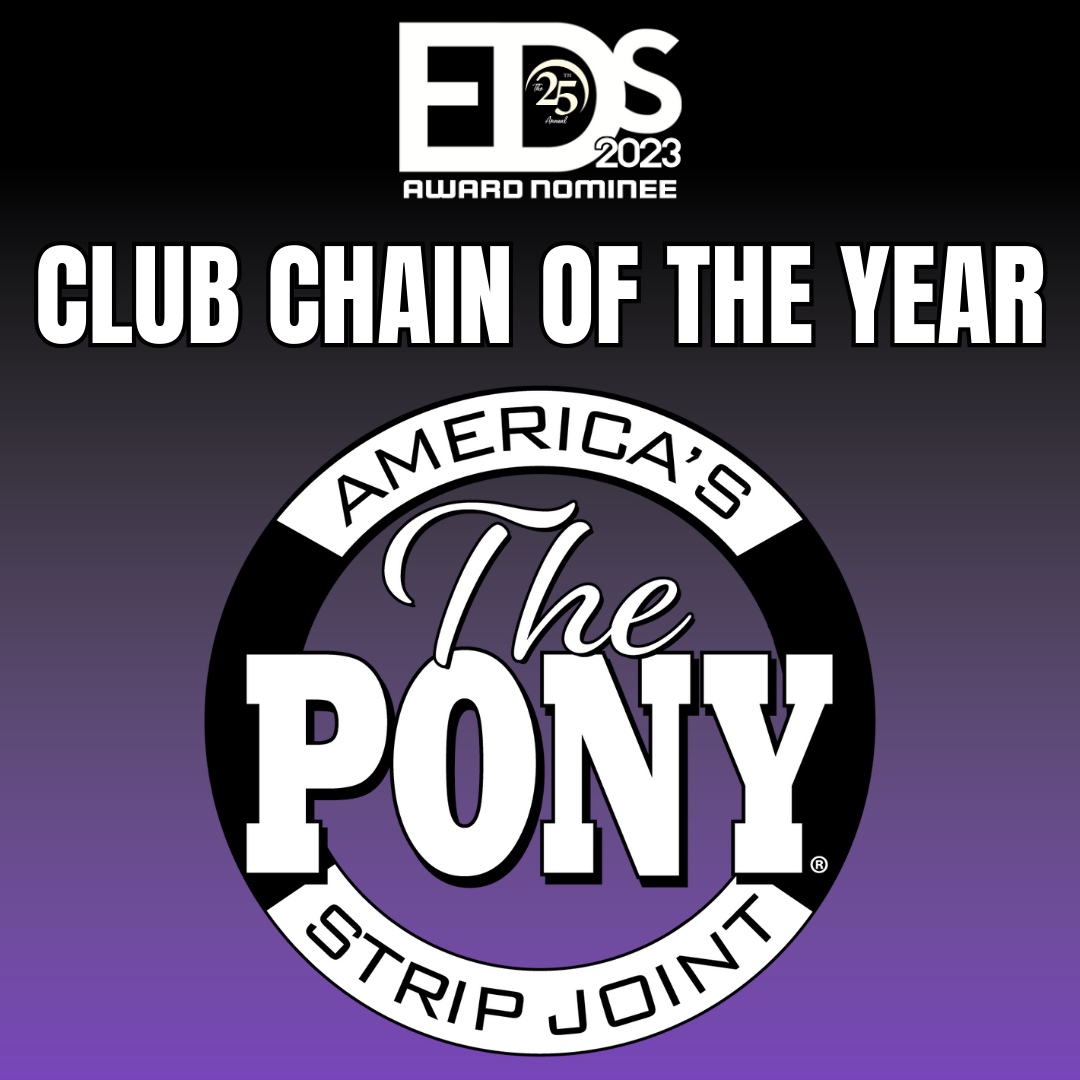 We're so excited to share that we've been nominated for ED's 2023 Club Chain of the Year! 🤩 Help us make it to the top and cast your vote 🗳 🙌 
theedawards.com/vote 
.
.
.
#ThePony #ED2023ClubChainoftheYear #VoteNow #JerryWestlundPresents #AmericasStripJoint #PonyFam #Pon...