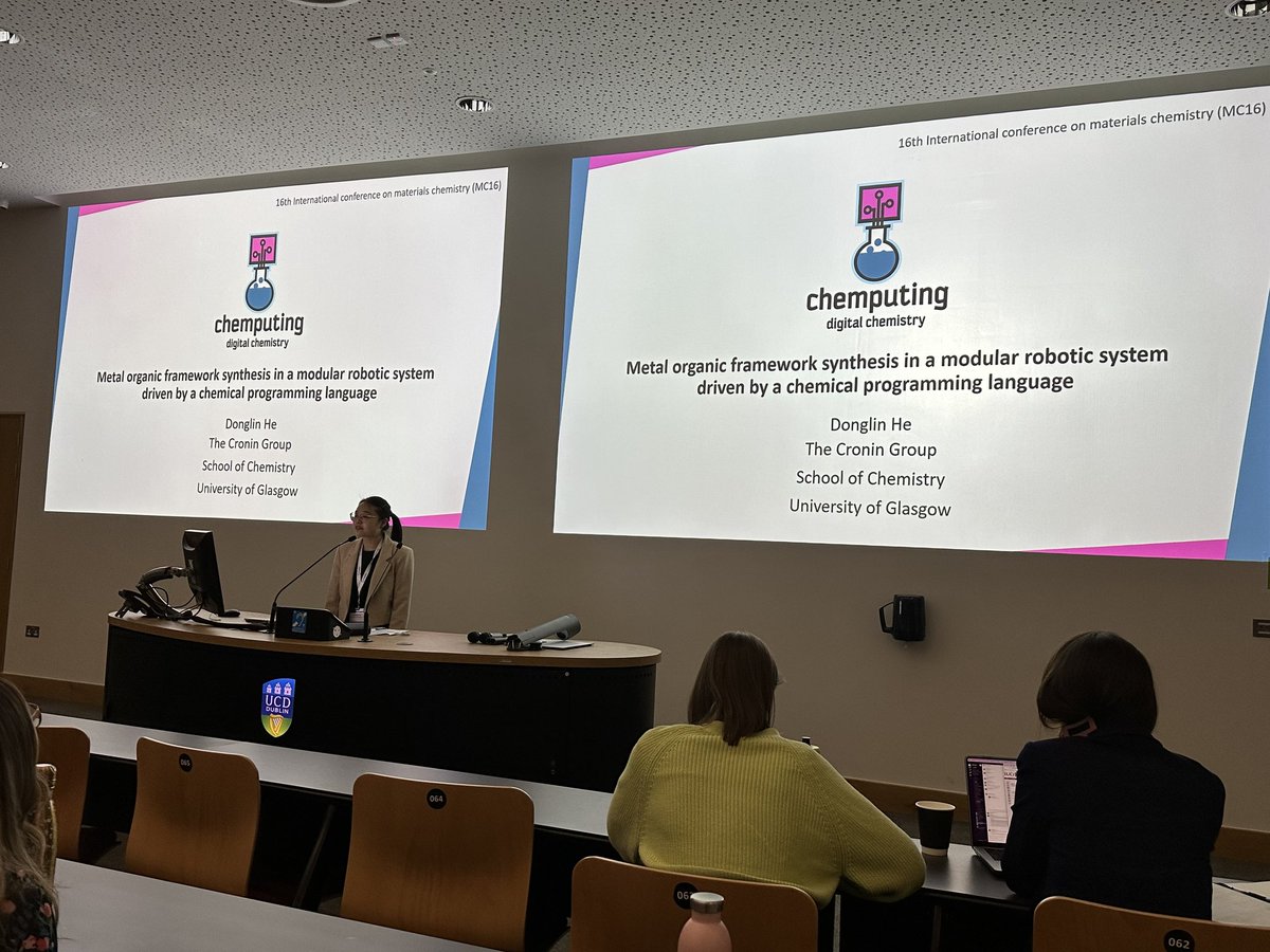 he_donglin's tweet photo. Thank all of organizers and participants for offering so many exciting presentations and posters in #MC16!
So glad to have had the opportunity for giving a talk about the work in @CroninLab @leecronin
Having really a nice time and meeting old friends and new friends in Dublin! https://t.co/kZvzCLYBQu