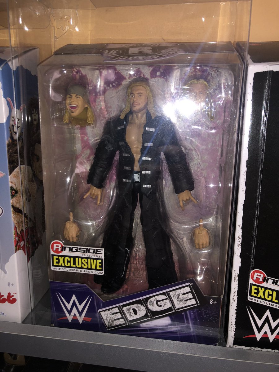 Edge Heads WWE Elite #edge #wwe #wweelite #edgeheads #adamcopeland #ringsidecollectibles #ringsideexclusive #actionfigures #figurecollection