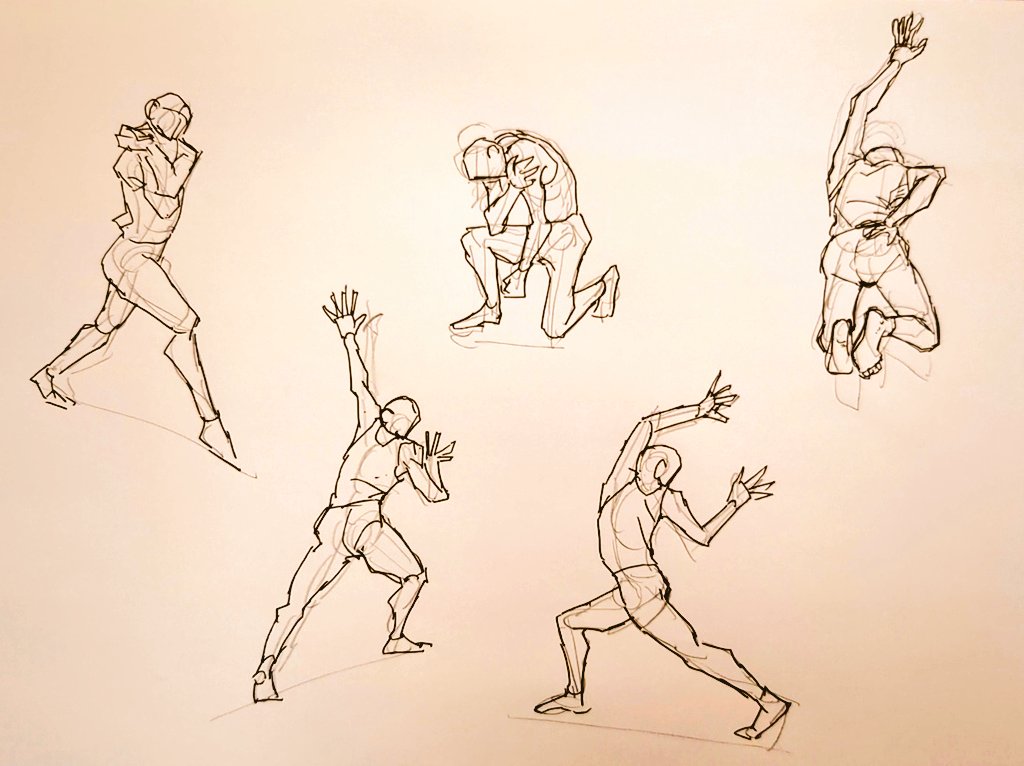 #1日1模写 Ⅲ　192/365
今日は人体でした。
全身これバネ…！という感じの
アスリートの身体がカッコイイです🥰
#GESDRAWParty　#じえすどろパーティ https://t.co/xfnIvXCVwJ