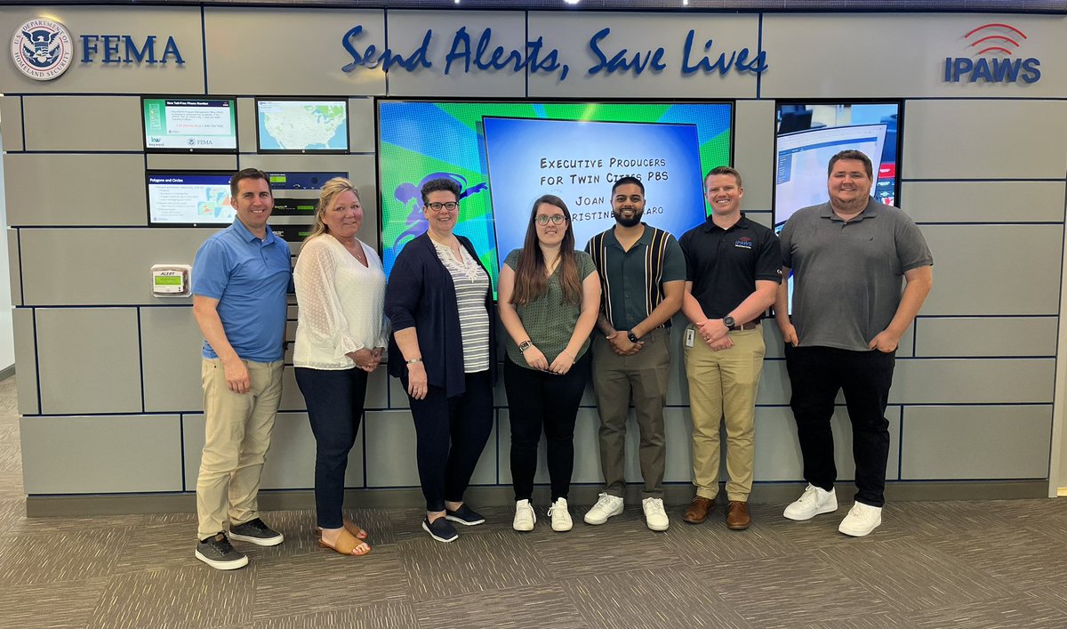 bbaudendistelNY's tweet image. Always a pleasure to nerd-out about #alerting with the wonderful folks on @fema Team #IPAWS. Thank you for having us for a great day at the TSSF. Highly encourage other alerting authorities to schedule a trip!🚨‼️ 

#emergencymanagement #publicwarning