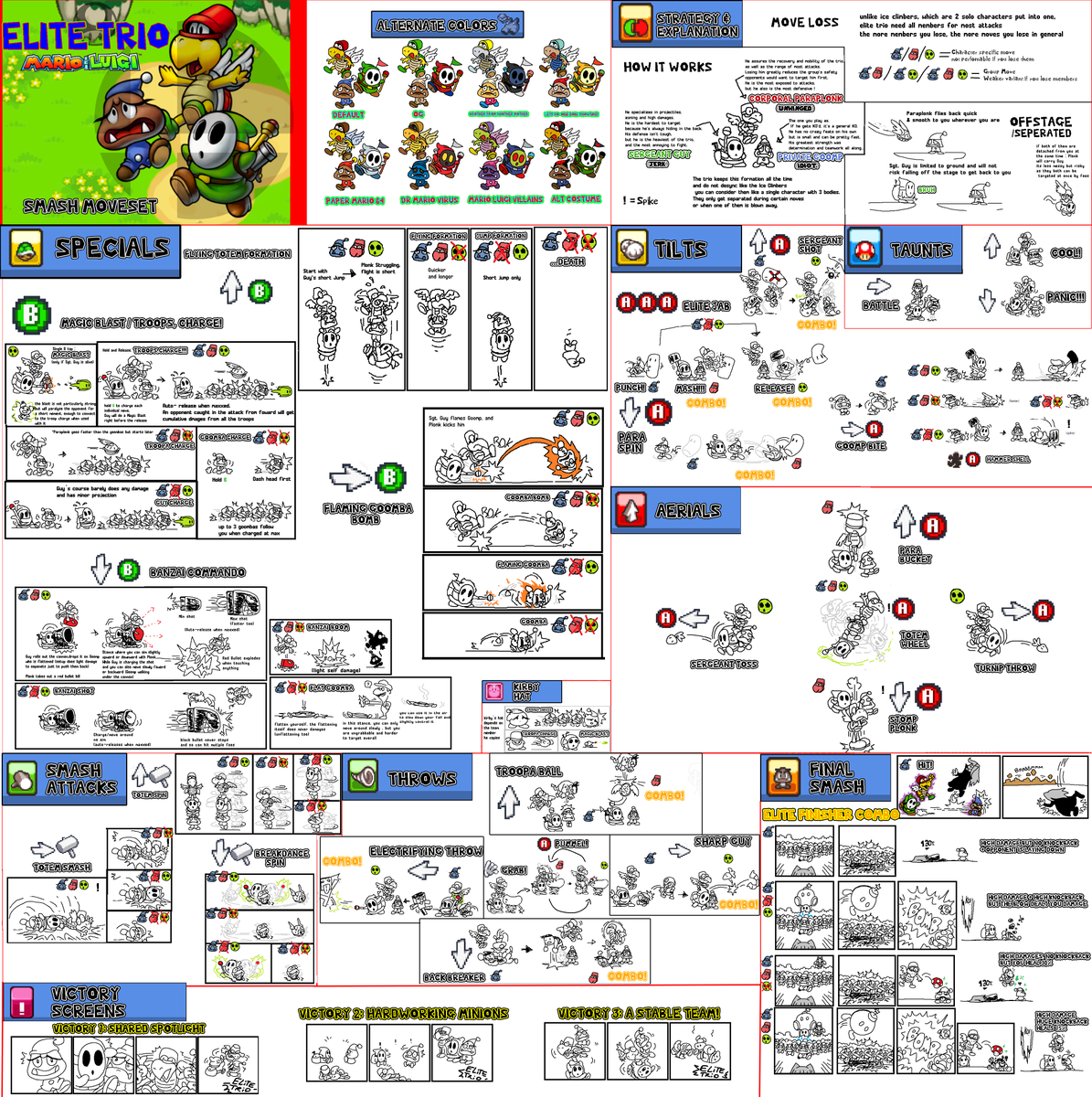 Fang4Smash's tweet photo. The PERFECT moveset for the ELITE TRIO from MARIO AND LUIGI has been COOKED! , moveset edited by me and made by me, we worked real hard on it, i hope you enjoy!!!
#SmashBrosUltimate #SmashBros #MarioBros #SuperMario #SuperMarioBrosWonder #MarioAndLuigi #EliteTrio https://t.co/Kvh32dEZZi