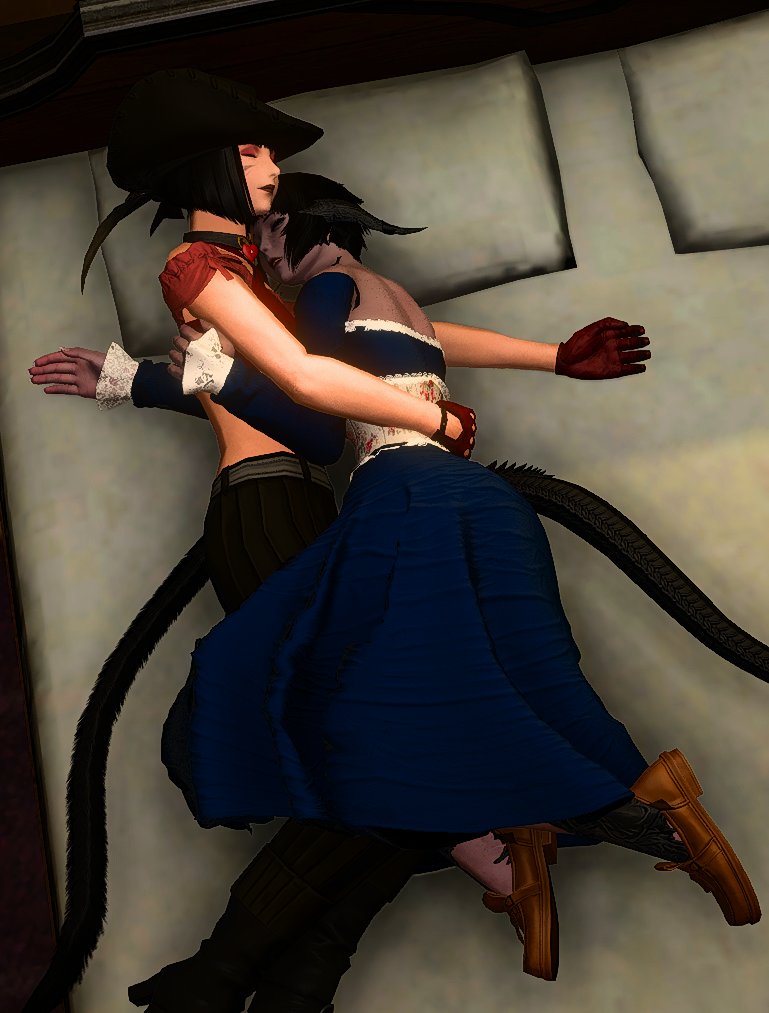 Cuddles with my dearest 💜 <a href="/Yanatumet/">Yana Tumet</a> 

#FF14 #ElementalDC #FF14SS #FFXIV #GPOSERS #XIV_PICTCLIP