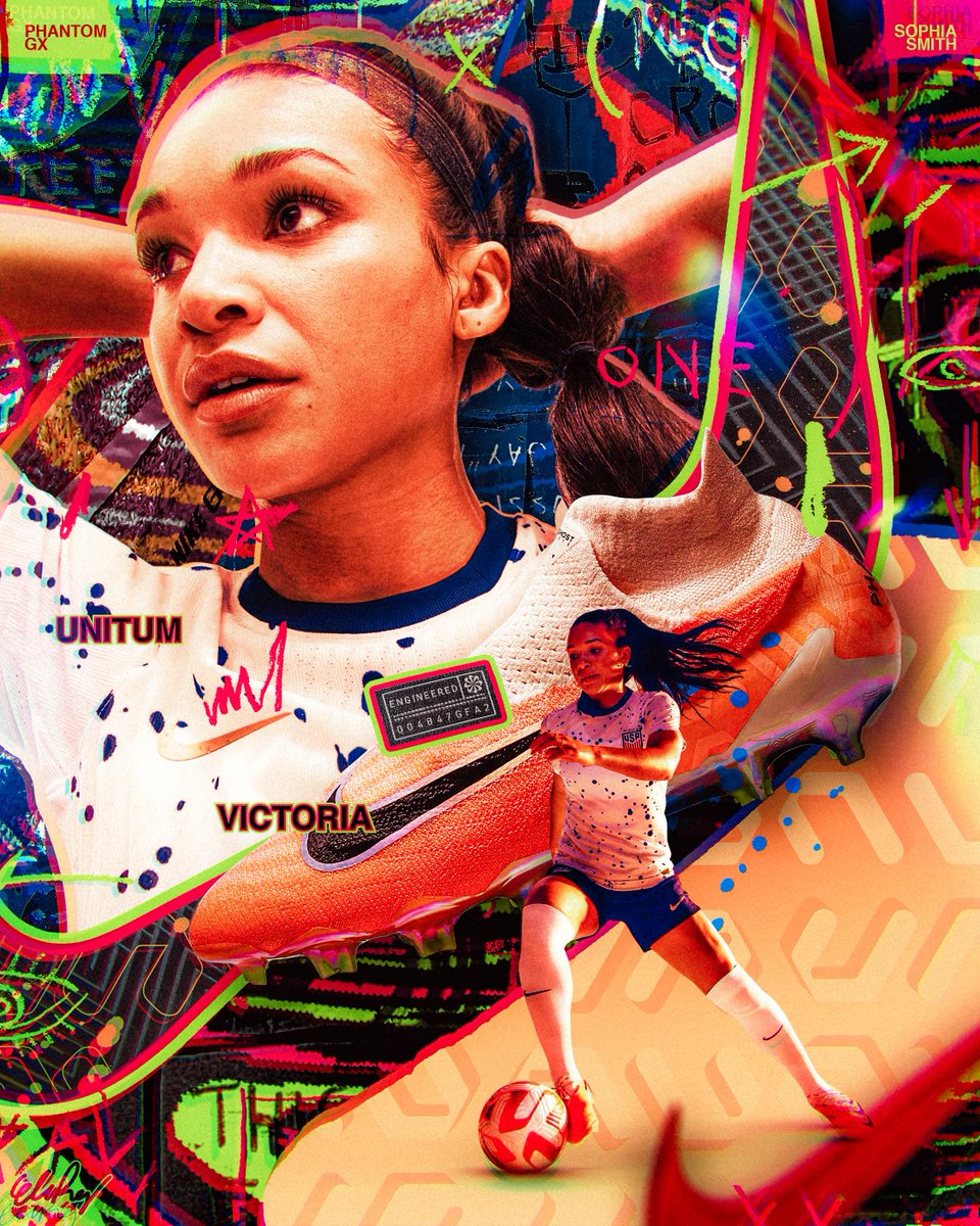 ReyesDesignz's tweet photo. Sophia Smith X Nike Phantom GX United 🌄🏹
#sophiasmith #usa #uswnt #alwayspossible #todoesposible #nike #nikefootball #nikefc #phantomgx #fifawwc #womensworldcup #woso #womensfootball #smsports https://t.co/8xIDjgx9gx