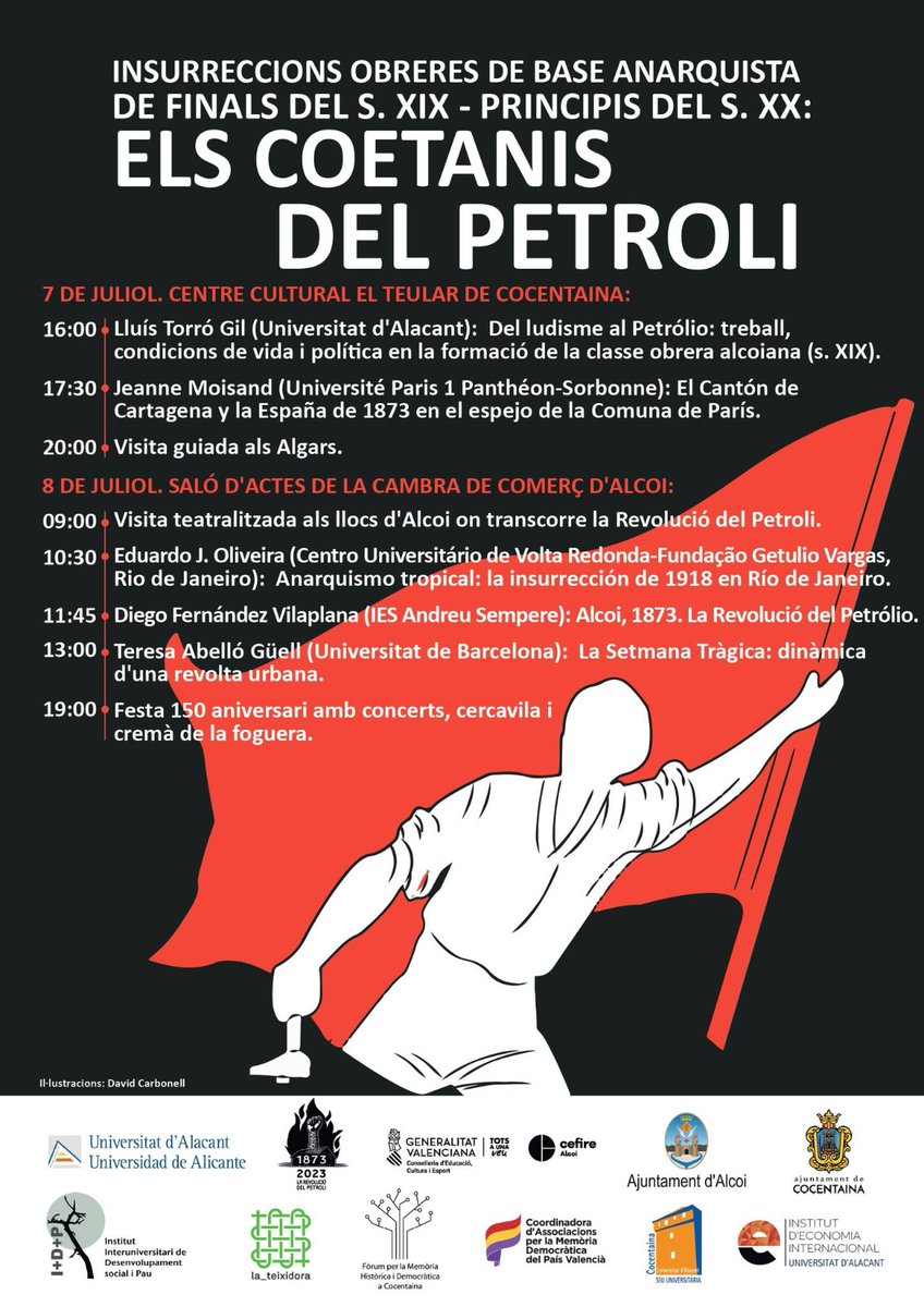 CompanyStas's tweet photo. #7jul23
4hV "Coetanis del Petroli" a Cocentaina/elTeular
@Feslloc a Benlloc:
2/4 de 5hV @ainakoda @ceskfreixas, DJ's, @LaPepaCases @alfonselblue #NeusFerri, @noeliatitana', #RobaEstesa, @Smoking_Soulsp, @thetyets
7hV @marialluiisam, @PauVallve i+ a S Pere de Ribes/@SonsSolers https://t.co/2K35QVbfKS