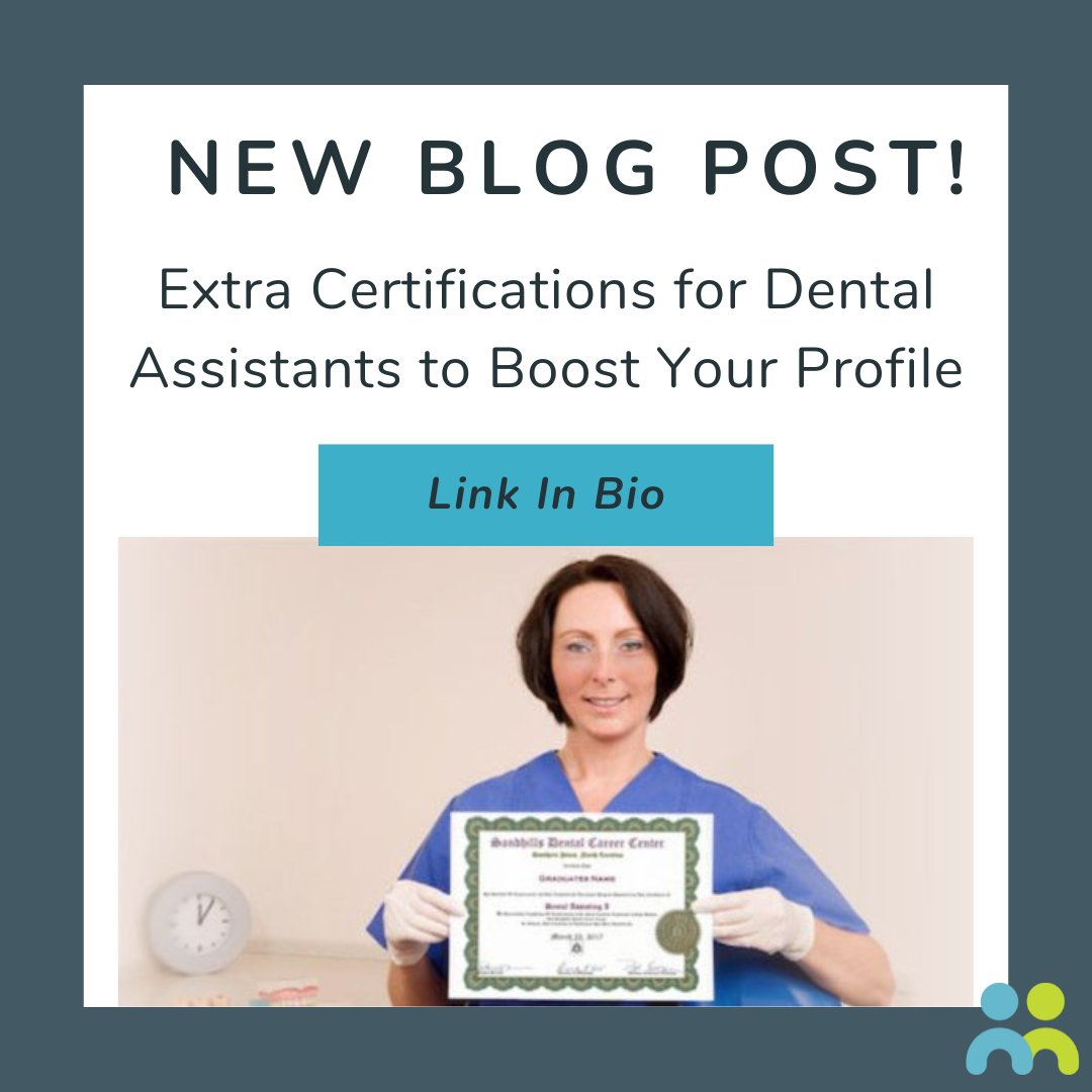 Looking to stand out as a dental assistant? Discover the top certifications that will take your profile to the next level. Read our latest blog now! #TempMee #TMCommunity #DentalStaffing #NewBlog #DentalAssistants
Link in bio