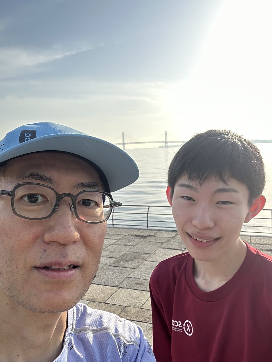 jspccs2023's tweet image. 朝ランありがとうございました。
暑かったけど気分上々。
明日最終日もやります！
#jspccs59
#パシフィコ横浜ノース