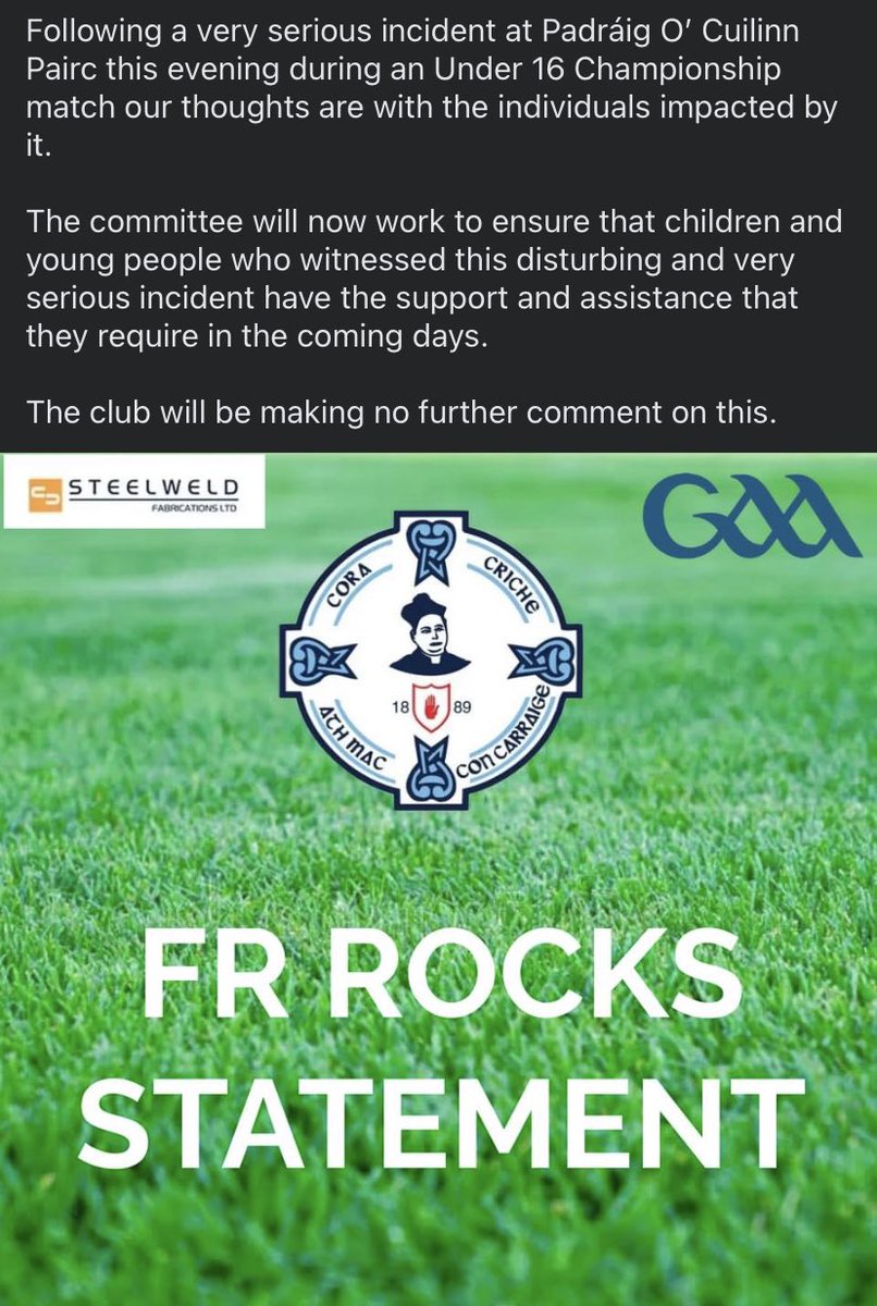 Cookstown Fr. Rock's (@frrocksgfc) on Twitter photo 