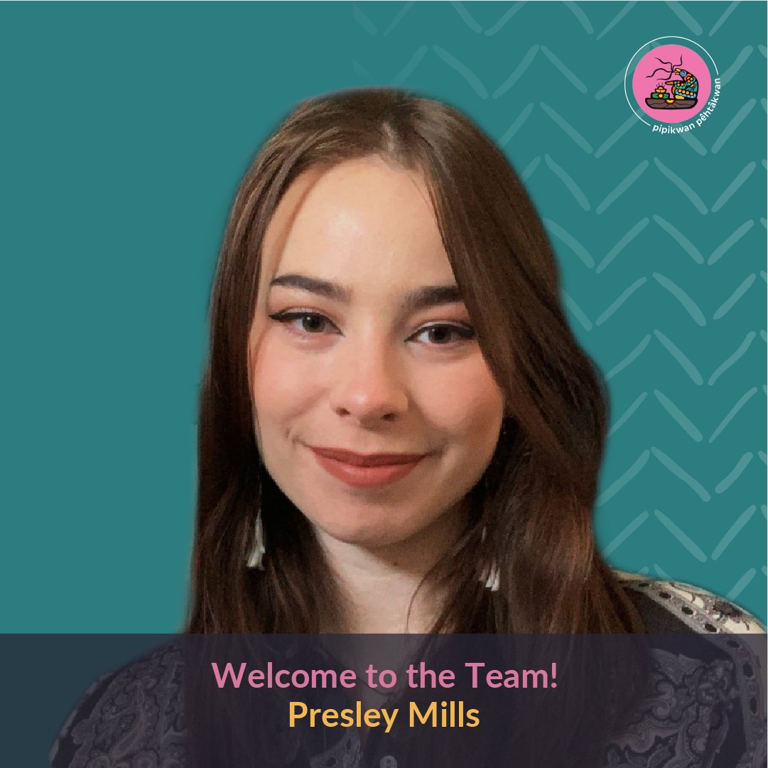 pipikwanpcomms's tweet image. Help us welcome our Creative Services Manager, Presley Mills! With a unique blend of design, illustration and research skills, Presley brings fresh perspectives to our team. We’re thrilled to have you on board! 🎉

#creativeservices #pipikwanpehtakwan #teamwork