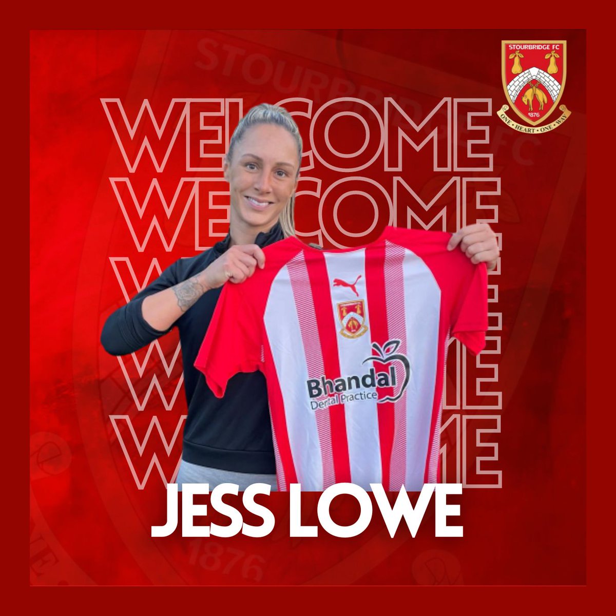 🔴 WELCOME JESS! 🔴 A massive Stour welcome to our latest new signing, winger Jess Lowe! Jess arrives from @LeafieldAthLFC where she scored 11 goals in 22 appearances, including one against us in the final League game of the season. #Glassgirls 🔴⚪️