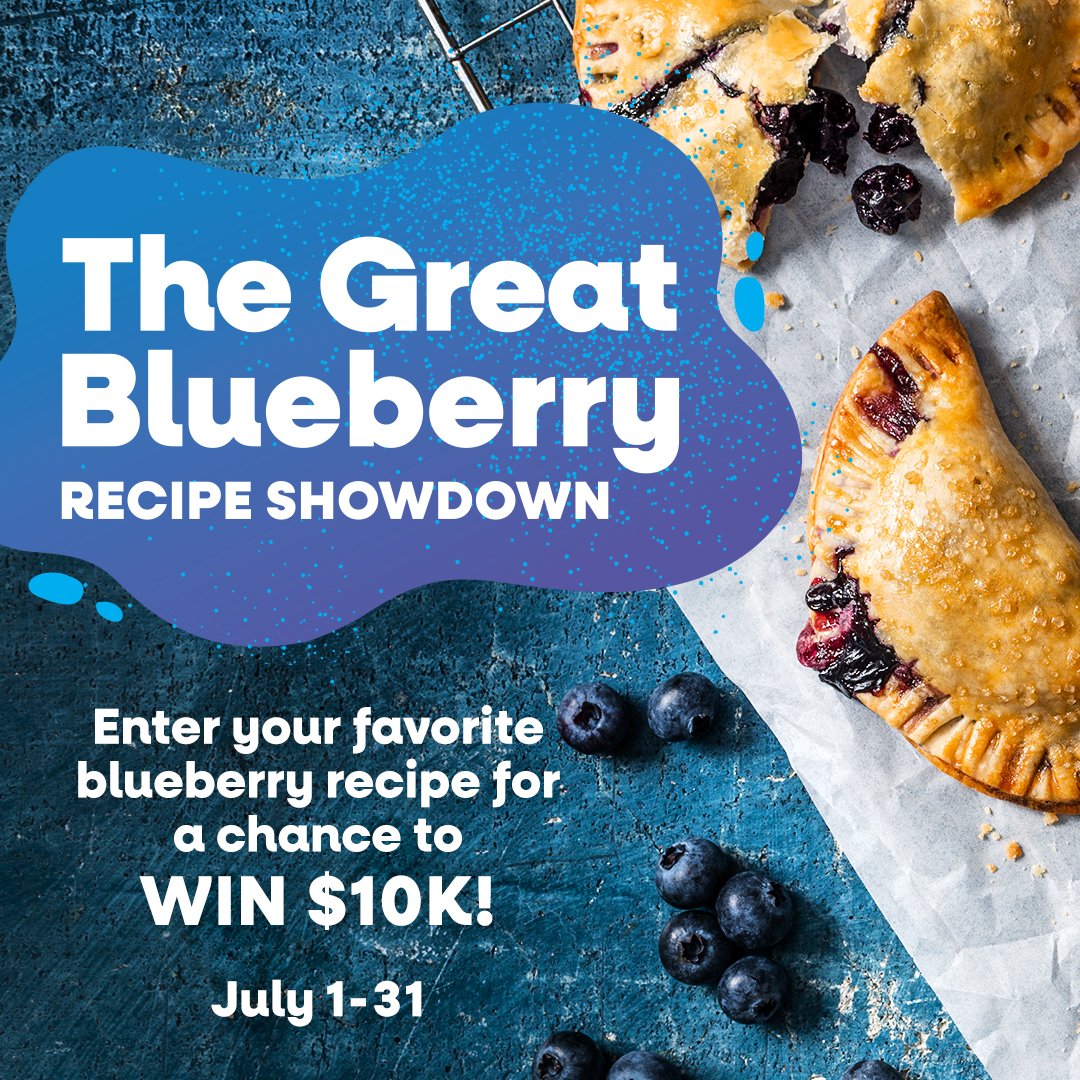 ICYMI… 🚨 The Great Blueberry Recipe Showdown is happening NOW! 🚨 In celebration of National Blueberry Month, we’re hosting a contest to find the best blueberry recipe. Enter for a chance to win $10,000 and chance to meet Milk Bar’s Chef Christina Tosi! 🫐