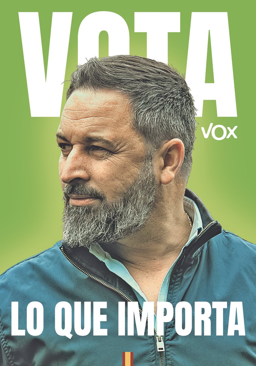 El 23 de julio, #VotaLoQueImporta 

VOTA VOX 💪🇪🇸