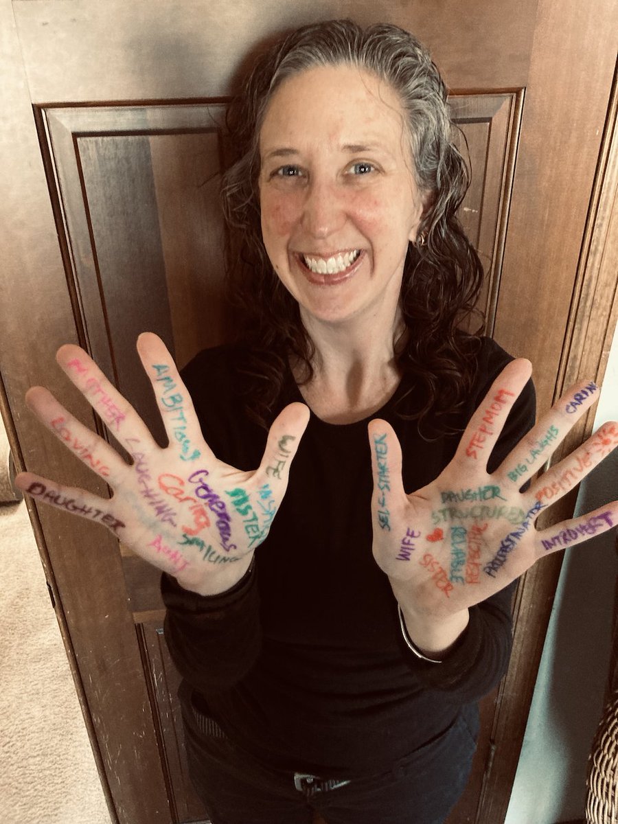CDSPTweet's tweet photo. Rev. Katrina J. Olson, PhD, did an exercise in her asynchronous class, Embodied Homiletics, earlier this year. This was to share how we see ourselves and how others see us as simultaneous contributing factors to our embodied selves. https://t.co/zcYSTvgVIO