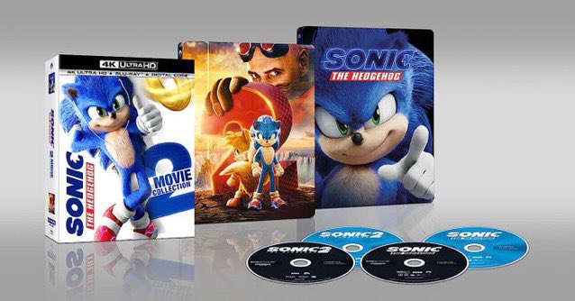 Sonic The Hedgehog 2-Movie Collection - Limited Edition Steelbook (4K UHD + Blu-ray + Digital) is $29.99 on Amazon (was $48) https://t.co/RSSs2TVJOs

#ad https://t.co/JlF1aUxfwZ