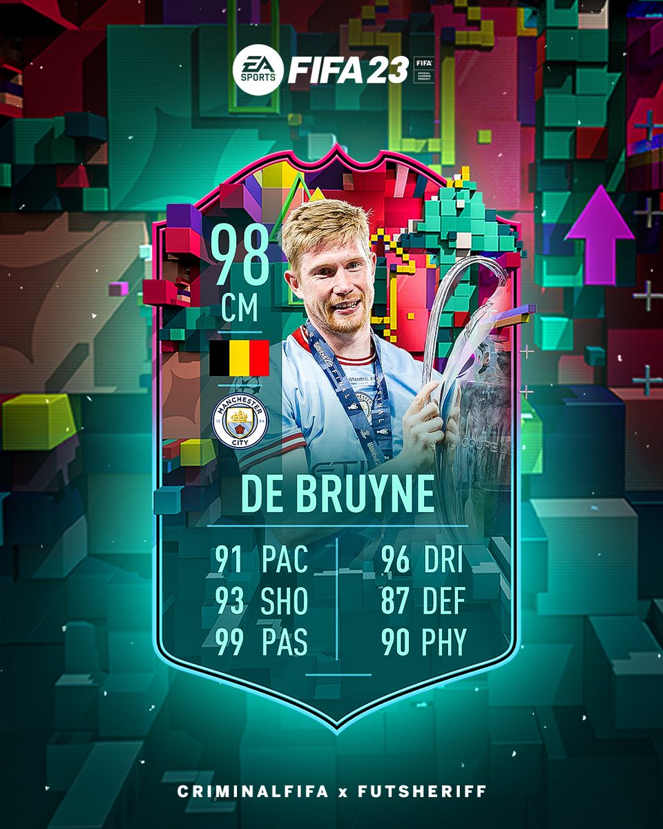 FutSheriff's tweet photo. 🚨Kevin De Bruyne is coming as LEVEL UP player soon!

OOOOOOH KEVIN DE BRUYNE! @ThisIsFG_ 🔥

Make sure to follow @FutSheriff and @Criminal__x !

#fifa23 https://t.co/viiZuzwqx9