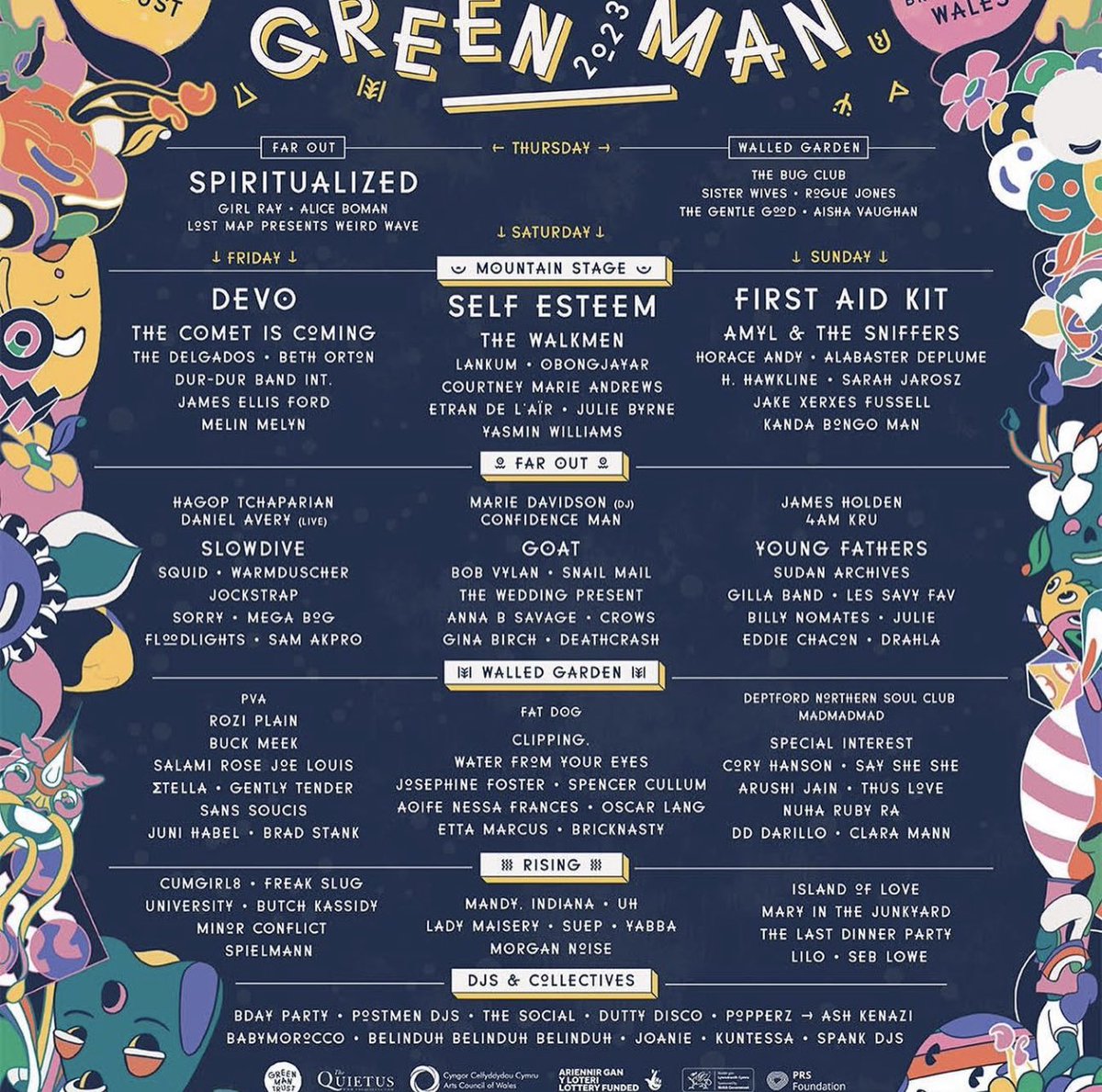 excited to be returnin to one of my fav festivals ❤️❤️ see u there @GreenManFest