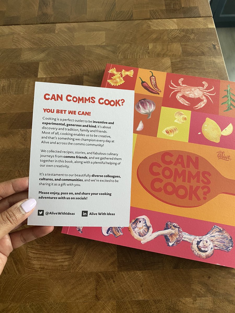 RheaMathew18's tweet photo. Yay! @AliveWithIdeas I can’t wait to try these recipes. Thanks for sending me the book!!! ❤️ #CanCommsCook https://t.co/3wOnnSbaS8