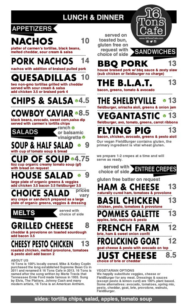 16 Tons Cafe tweet media