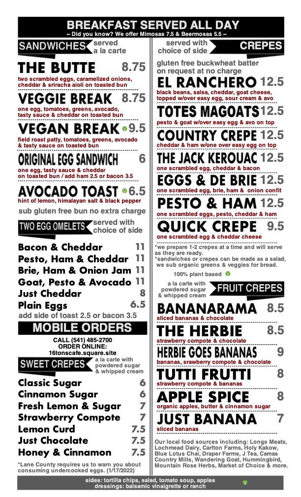 16 Tons Cafe tweet media