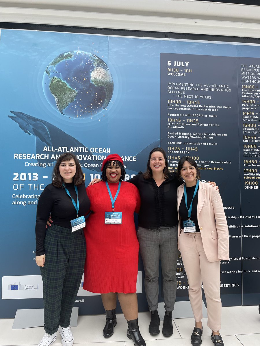 'Individually, we are drops. Together, we are an ocean of change.'

An inspiring two days learning about the advances in ocean science in the decade since the signing of the #GalwayStatement and ideating how we can come together for greater future impact. #AtlanticAll #ECOPs