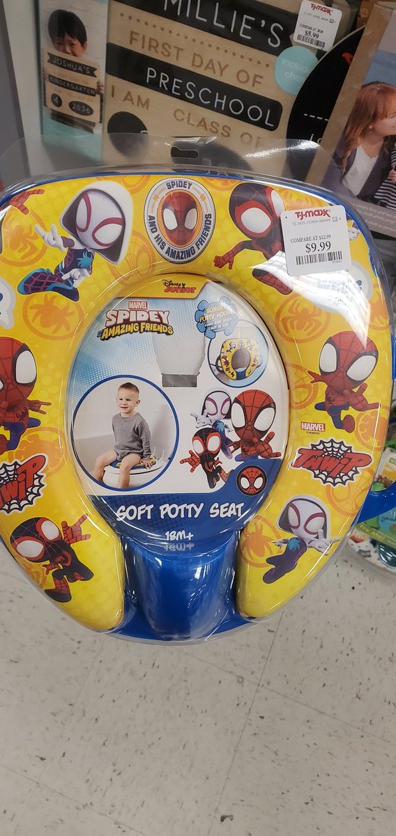 geekguidepost's tweet image. Went to @HomeGoods for hopes of a #Halloween #CodeOrange. Walked out buying a toddler #spiderman potty seat. I often question when things took a turn. #dadlife #fatherhood #toddlersruntheworld