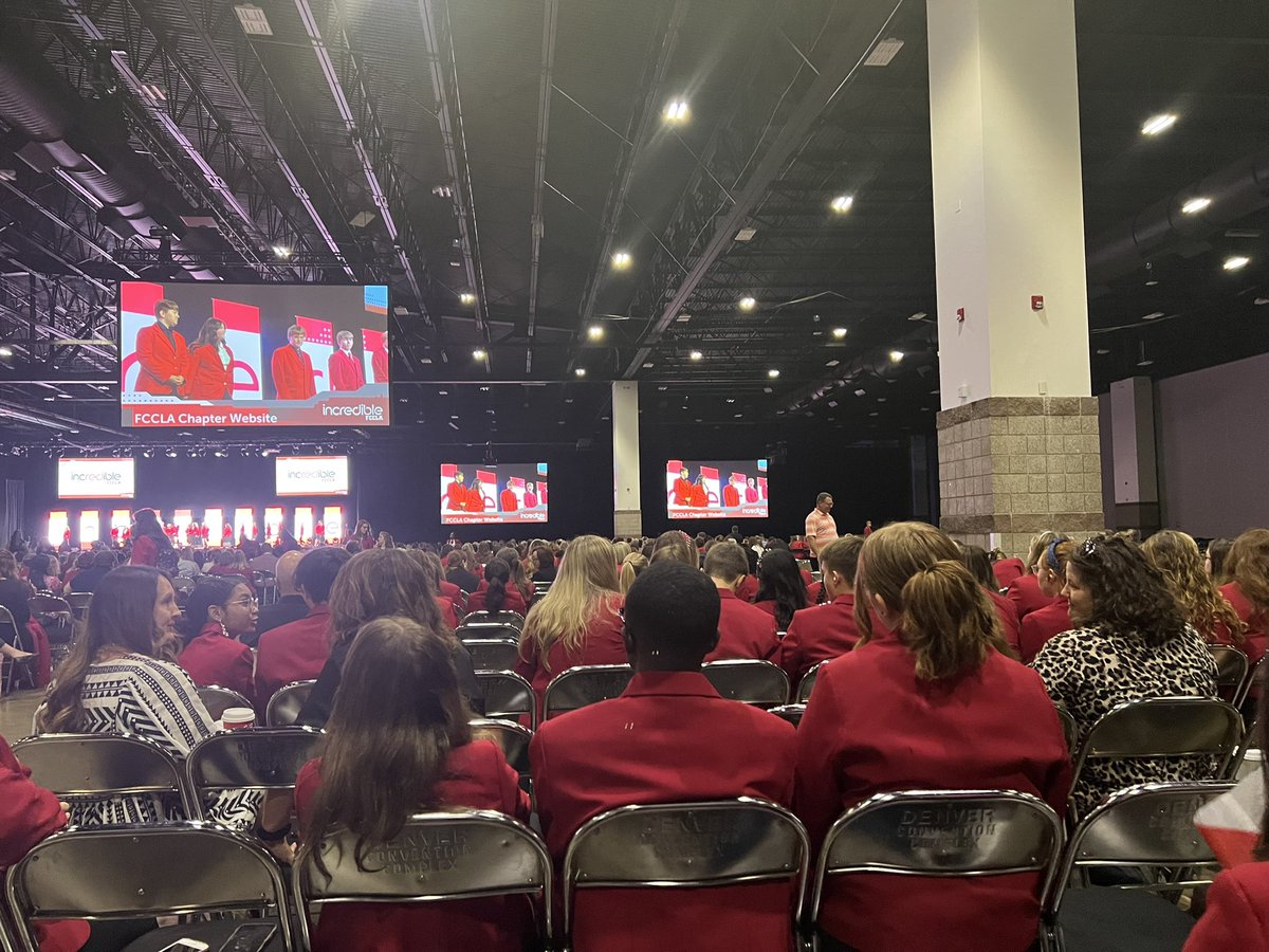 JLKindel's tweet photo. Very Proud of my Julia &amp; her teammate Sheyenne - Made TOP 10 at Nationals FCCLA Conference with their project! #cliftonclydepride https://t.co/83rqZu6kSX