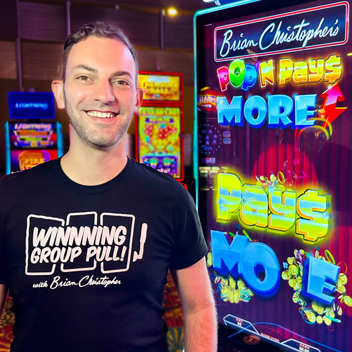 PlazaLasVegas's tweet photo. One year ago today, Brian unveiled the first-ever slot machine co-created by an influencer. Play this machine at the @BCSlots at Plaza gaming area! Happy Anniversary! 🎰
📸: @BCSlots
📸: @GWatsonImages
https://t.co/X35gvMXqon
#PlazaLV #BCSlots #Smokefree #socialmedia #gaming https://t.co/SGYeDqTnRH